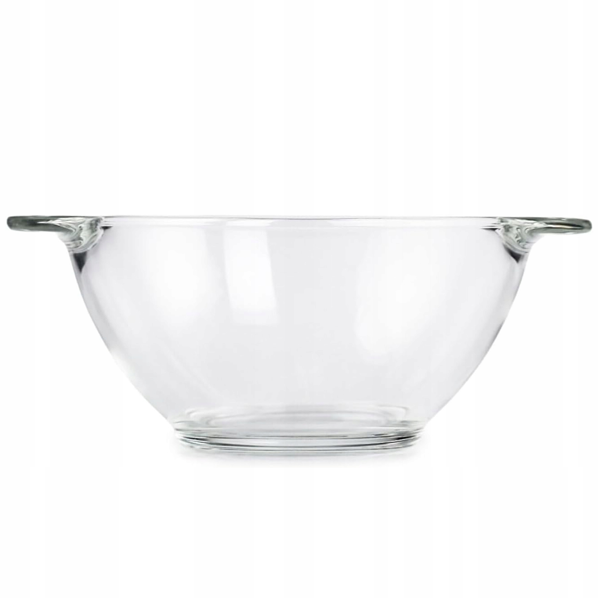 BULIONÓWKA 470 ML SZKLANA Z UCHWYTAMI MISKA OBIADOWA DO ZUPY KREMU FLAKÓW