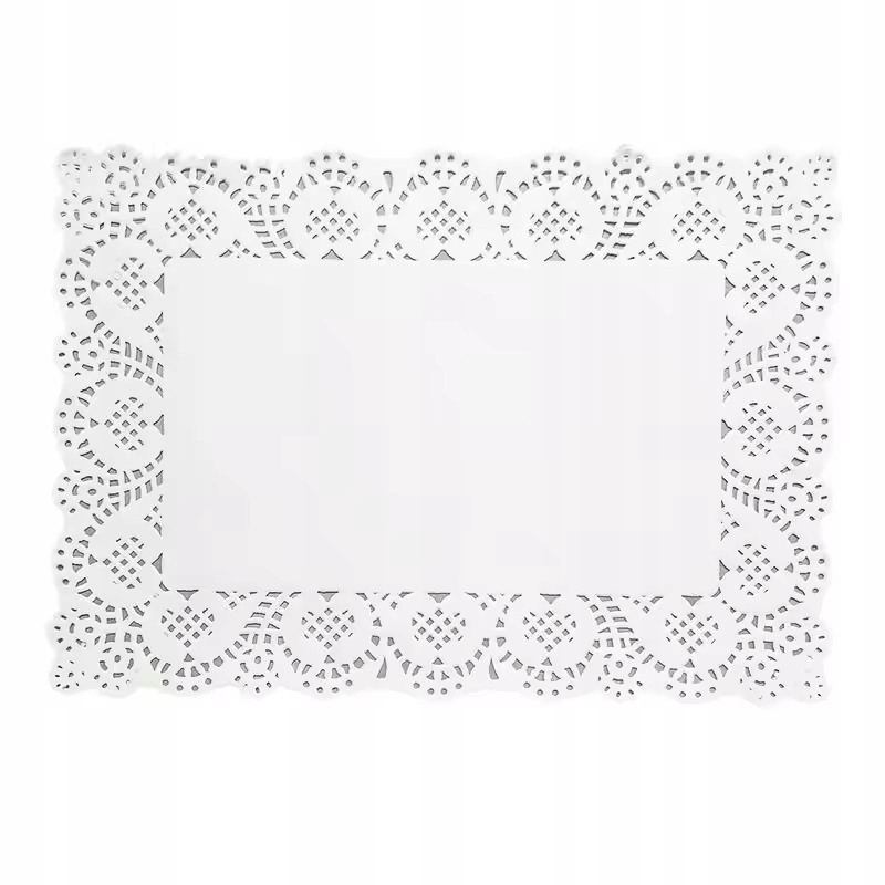 PODKŁAD PAPIEROWY AŻUROWY POD CIASTO TORT 25x35CM OZDOBNA SERWETKA