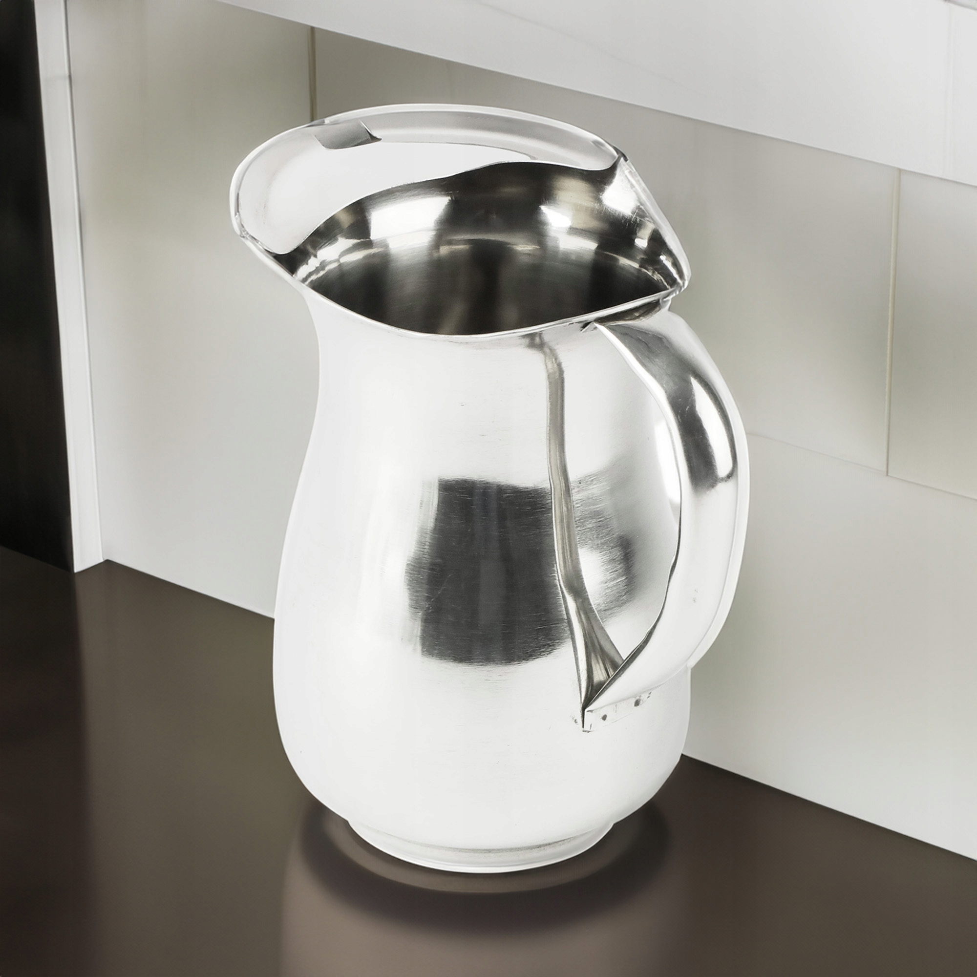 DZBANEK STALOWY 2L STAL NIERDZEWNA MLECZNIK NA NAPOJE SOKI LEMONIADĘ MLEKO