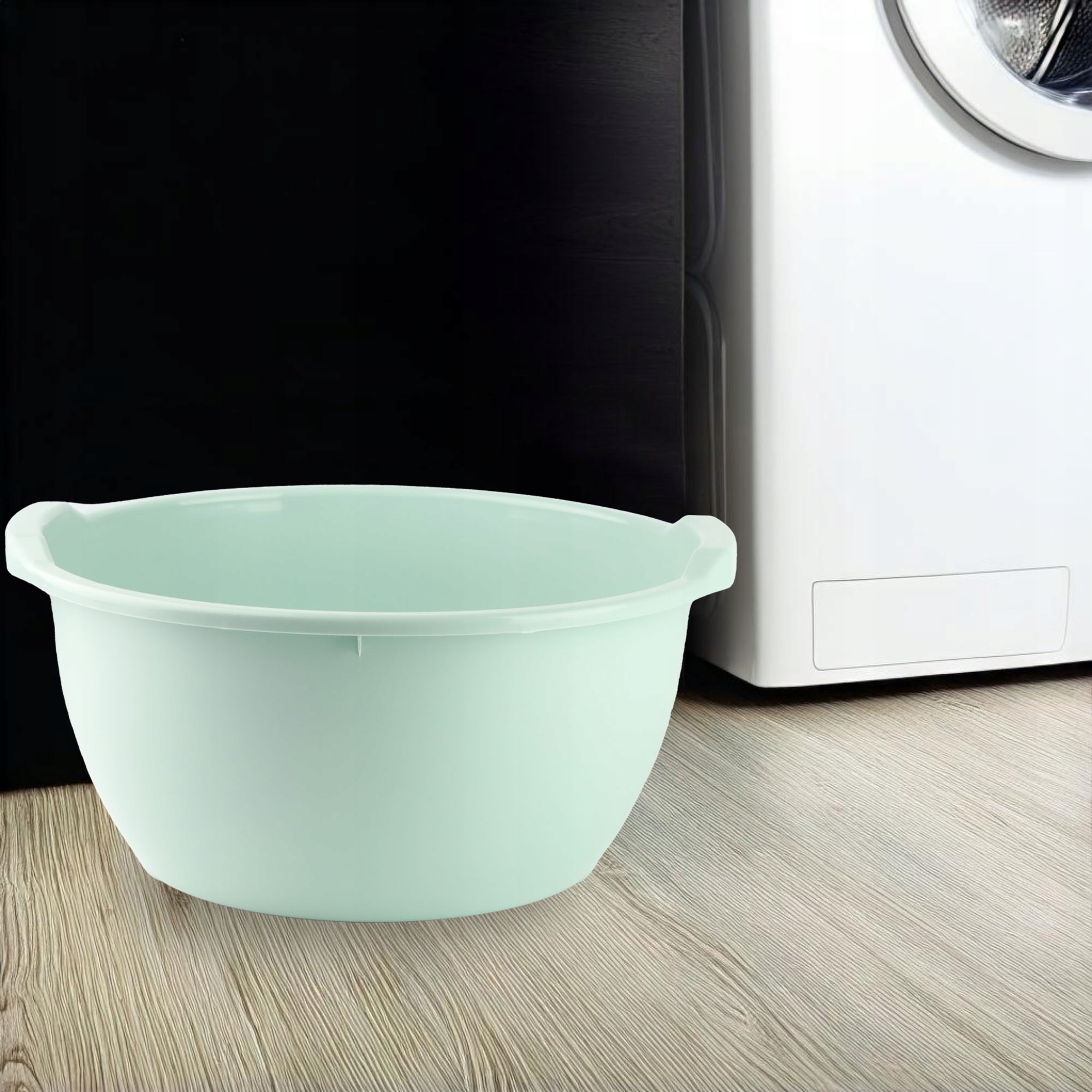 MISKA OKRĄGŁA UNIWERSALNA MISA DO ŁAZIENKI OGRODU NA PRANIE 44L NIEBIESKA