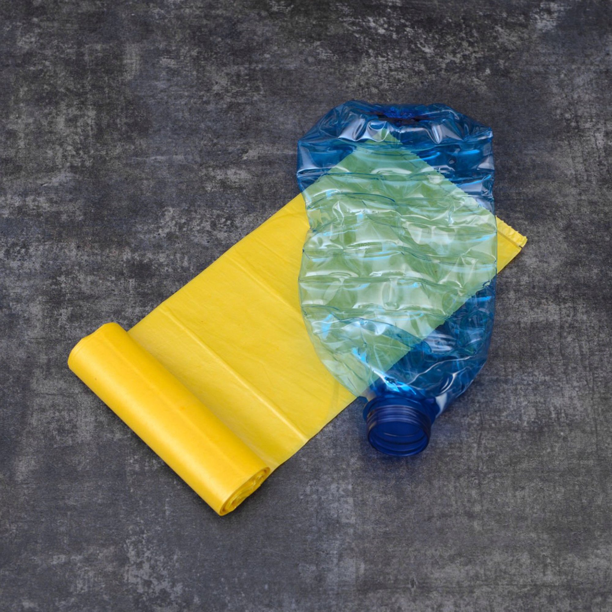 WORKI NA ŚMIECI 35L 15SZT ZÓŁTE DO SEGREGACJI NA ODPADY WYTRZYMAŁE