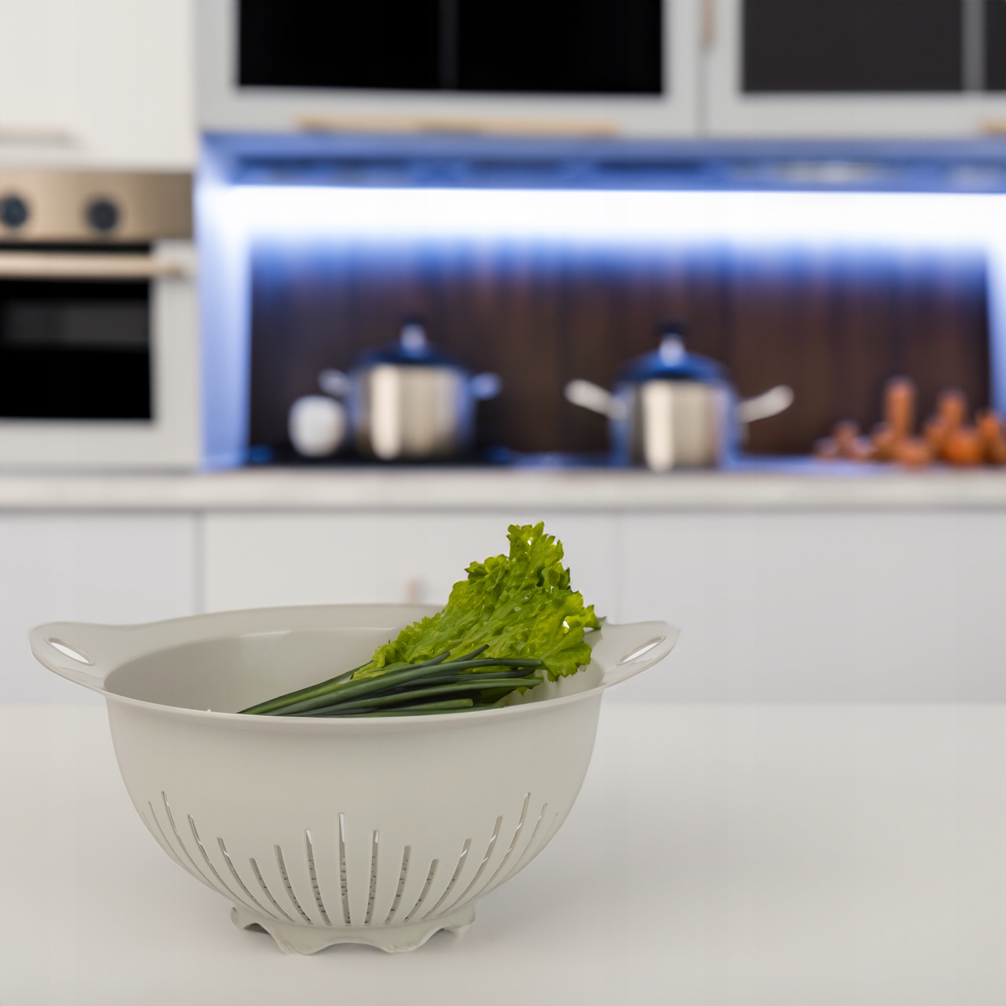 DURSZLAK CEDZAK SITO KUCHENNE DO ODCEDZANIA MAKARONU WARZYW 22CM PLASTIKOWY