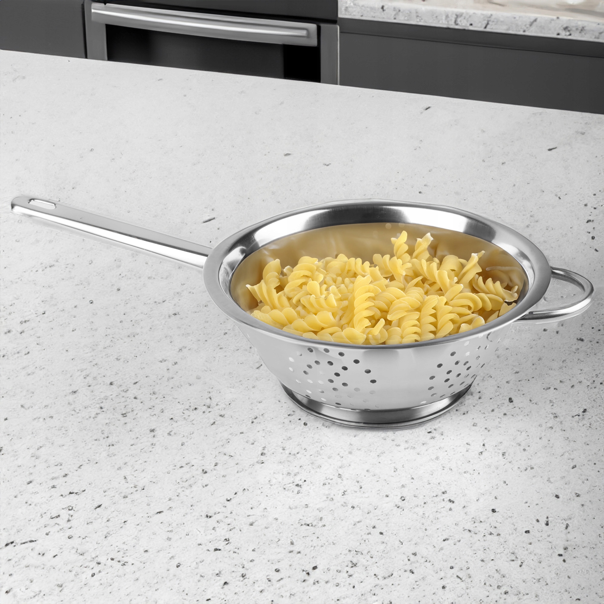 CEDZAK DURSZLAK SITKO KUCHENNE ODCEDZANIE MAKARONU WARZYW NIERDZEWKA 24CM