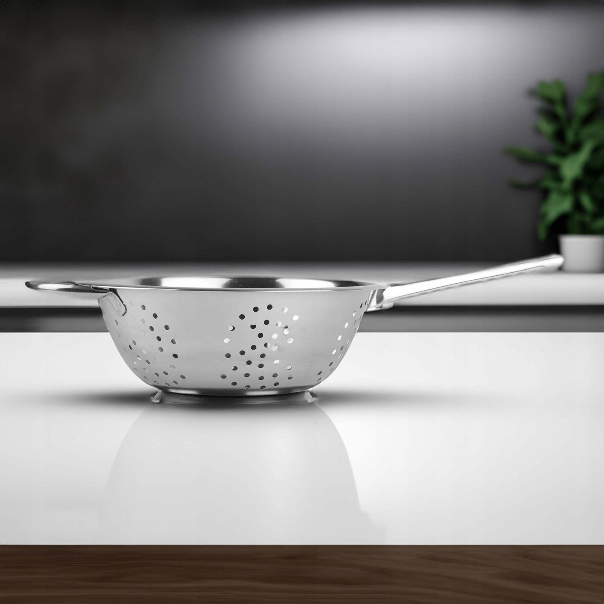 CEDZAK DURSZLAK SITKO KUCHENNE ODCEDZANIE MAKARONU WARZYW NIERDZEWKA 24CM