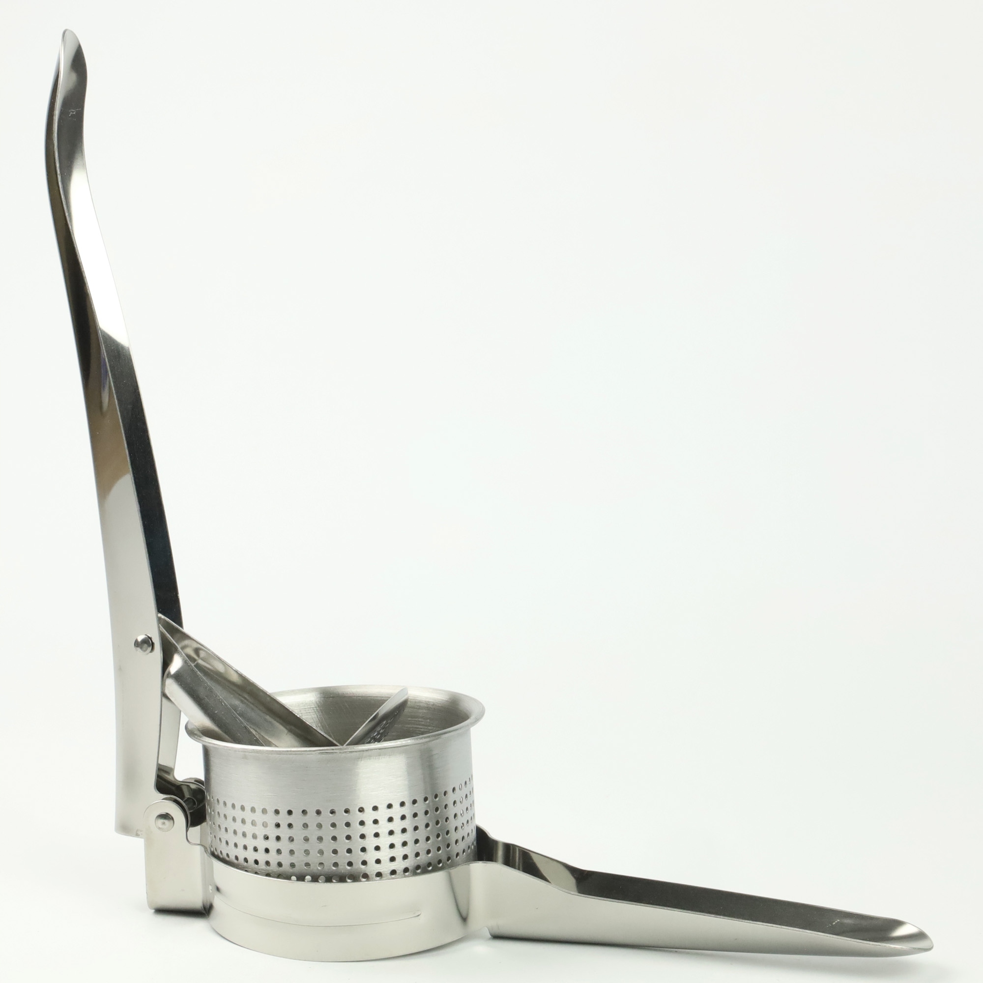 PRASKA DO ZIEMNIAKÓW ROZDRABNIACZ ZGNIATACZ STAL NIERDZEWNA