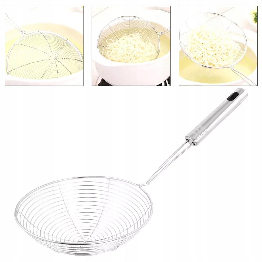 ŁYŻKA CEDZAKOWA do klusek pierogów frytek Nabierak