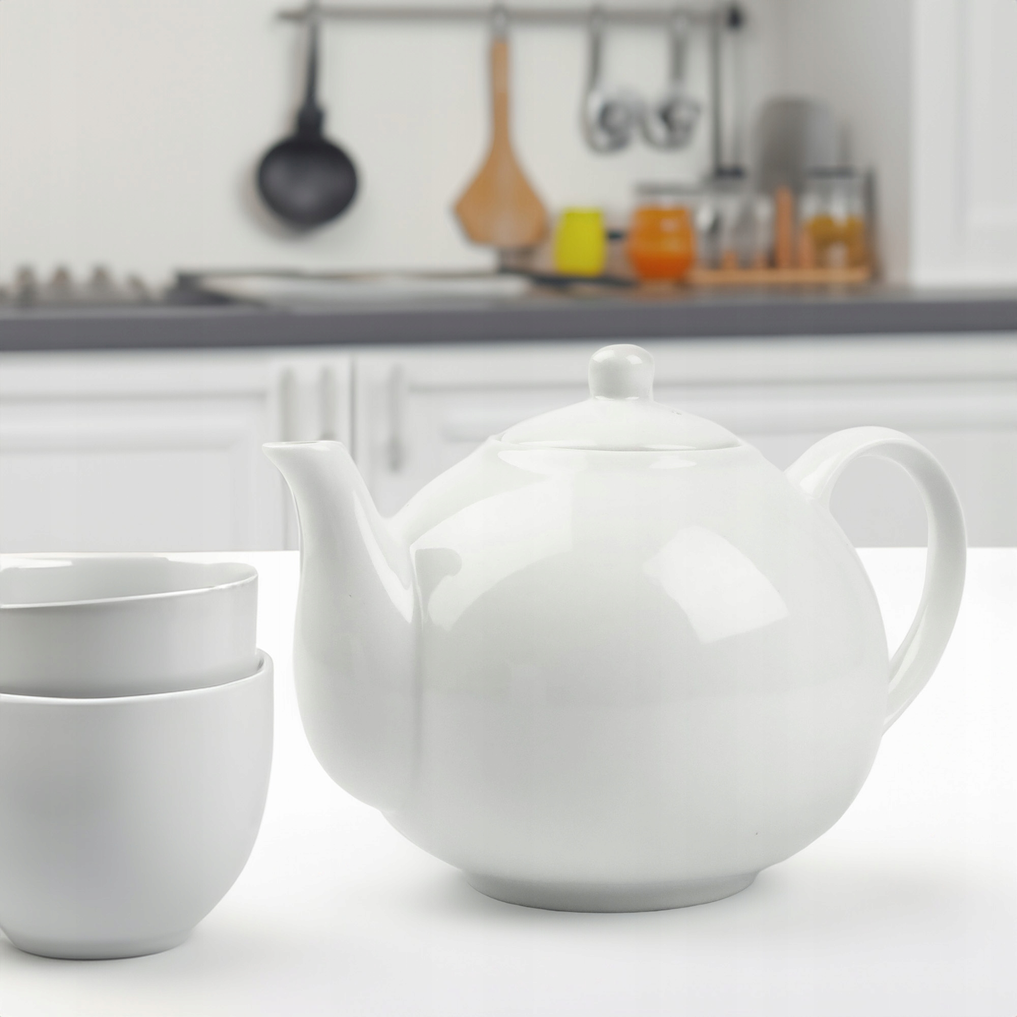 DZBANEK PORCELANOWY IMBRYK DO ZAPARZANIA HERBATY KAWY NAPARÓW ZIÓŁ 900ML