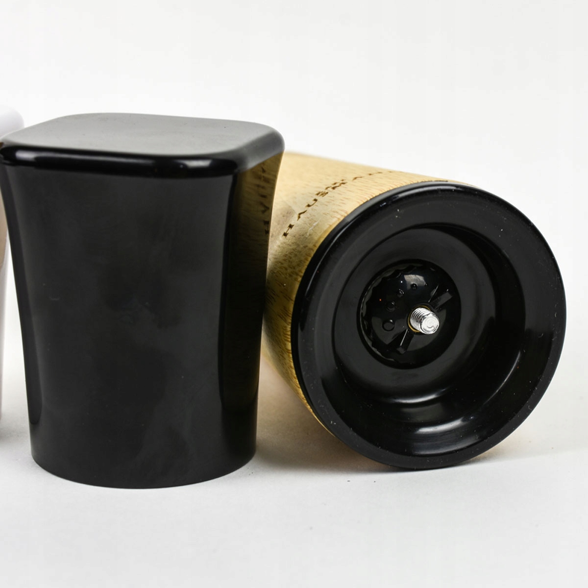 Zestaw komplet młynków do soli i pieprzu drewniane