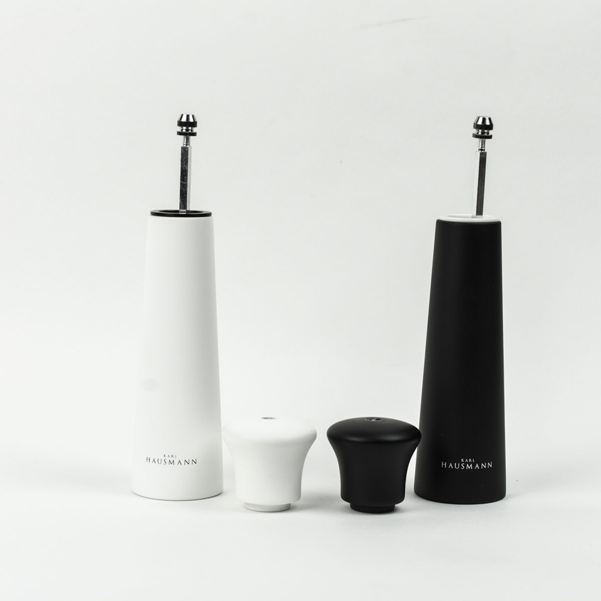 MŁYNEK RĘCZNY ZESTAW 2 SZT DO MIELENIA SOLI PIEPRZU PRZYPRAW BIAŁY I CZARNY