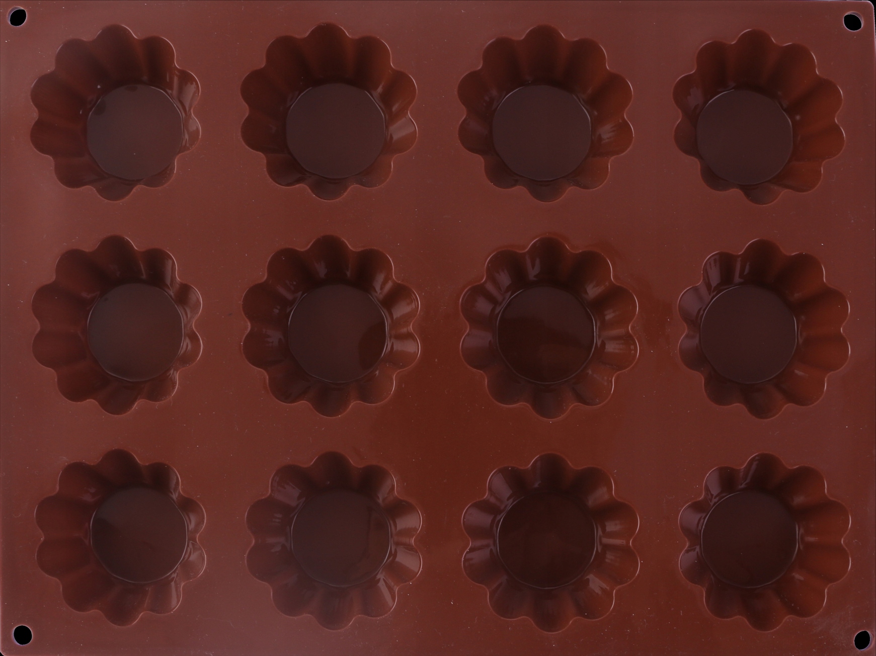 FORMA DO PIECZENIA MUFFINEK CIASTEK BABECZEK 12 sztuk SILIKONOWA 29x20 cm