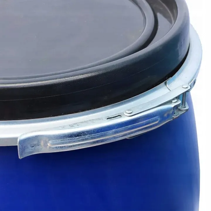 BECZKA PLASTIKOWA 120L OBEJMA ATEST DO KISZENIA KAPUSTY NA WODĘ Z KRANEM