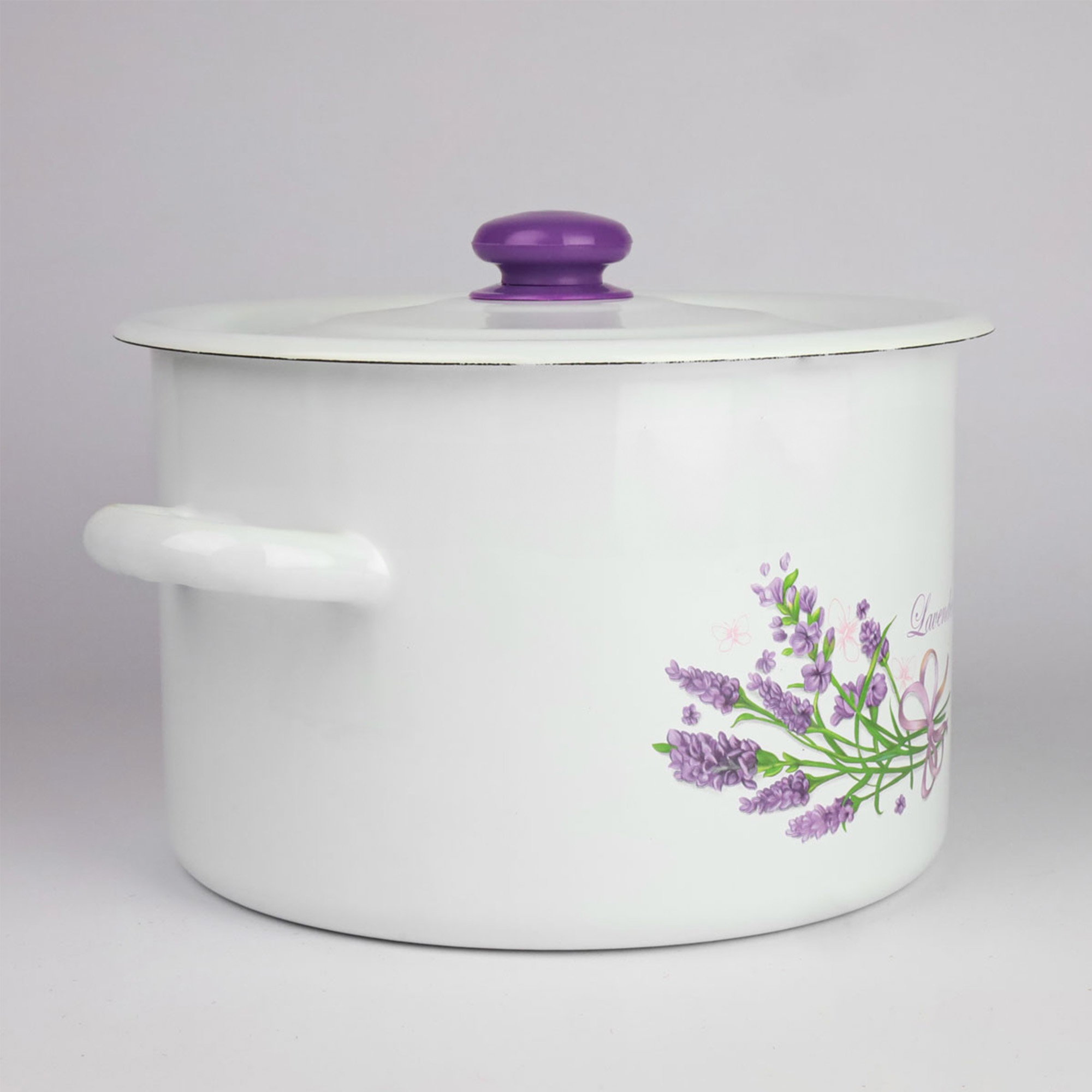 GARNEK EMALIOWANY POWIDLAK 7 L Z POKRYWKĄ DO GOTOWANIA POTRAW PRZETWORÓW