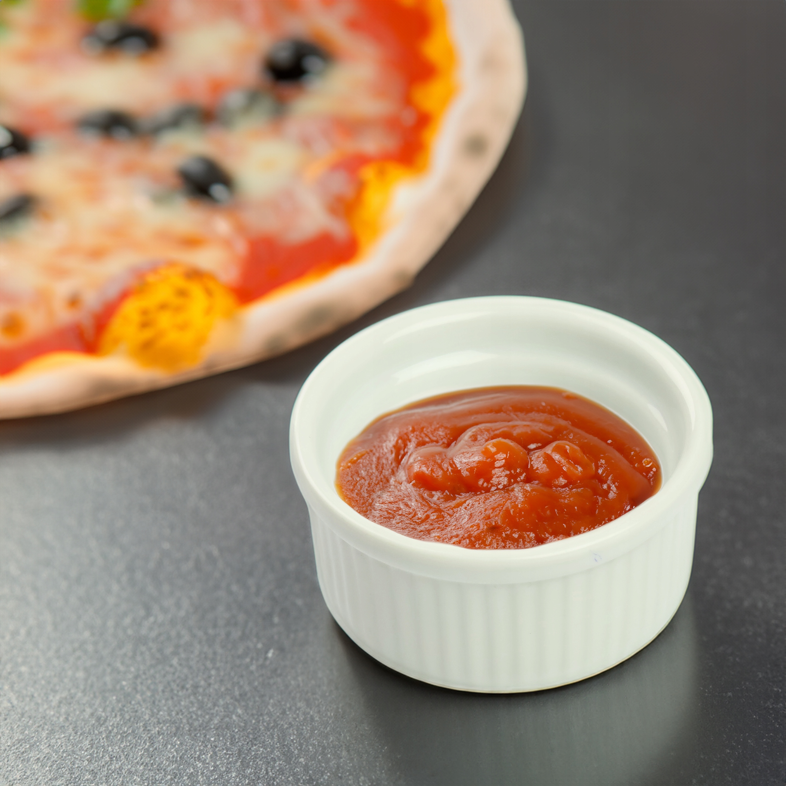 KOKILKA PORCELANOWA DO ZAPIEKANIA 7CM MISECZKA NACZYNIE DO SOSÓW DIPÓW