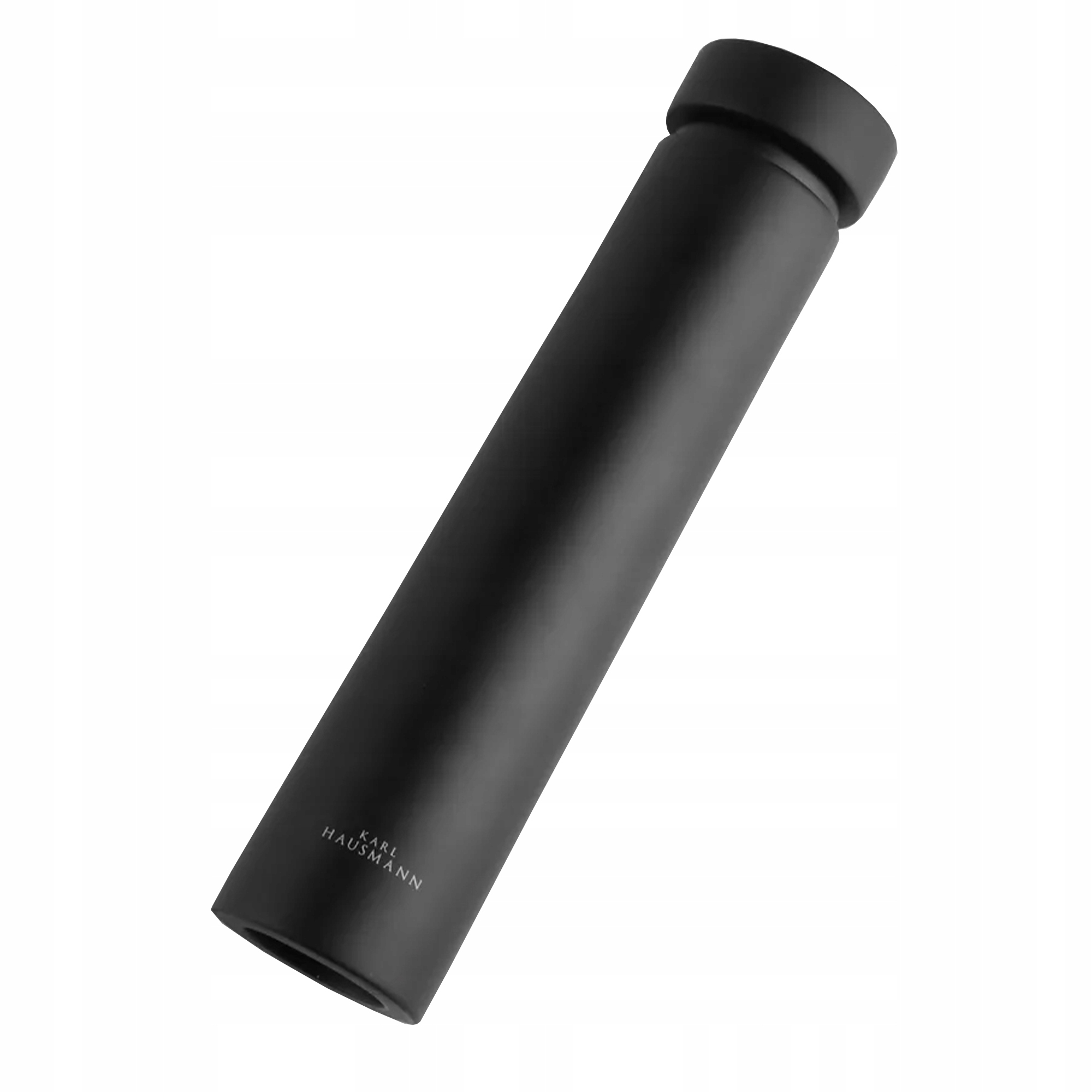 RĘCZNY MŁYNEK DO MIELENIA SOLI PIEPRZU PRZYPRAW CZARNY DREWNIANY 24,5 CM