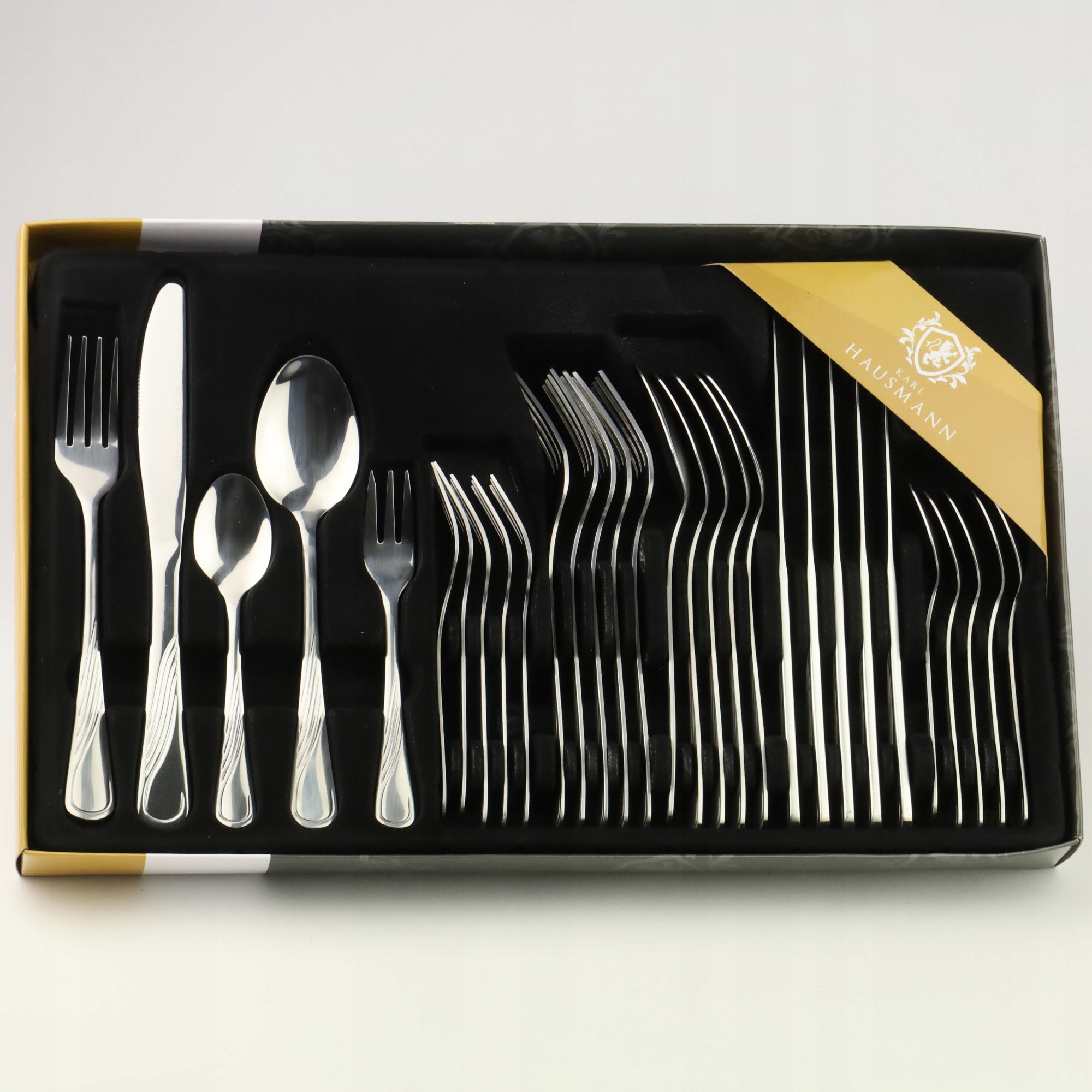 ZESTAW SZTUĆCÓW 30 ELEMENTÓW DLA 6 OSÓB KPL SZTUĆCE NIERDZEWNE W PUDEŁKU