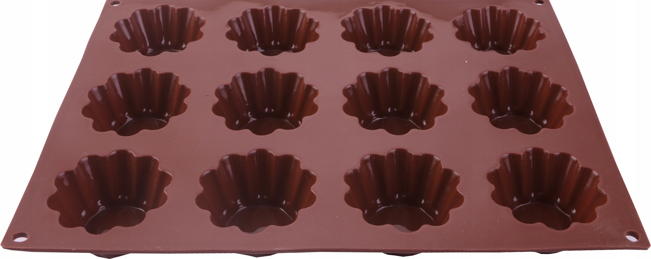 FORMA DO PIECZENIA MUFFINEK CIASTEK BABECZEK 12 sztuk SILIKONOWA 29x20 cm