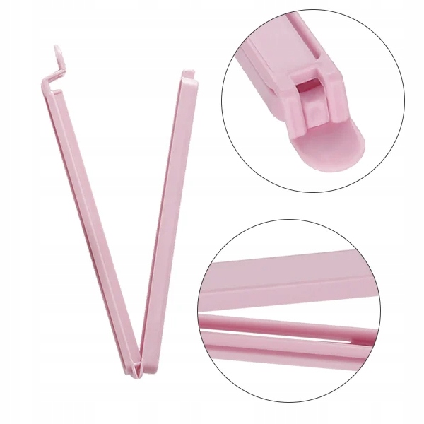 KLIPSY 8CM KLAMERKI SPINACZE 8SZT DO ZAMYKANIA TOREBEK OPAKOWAŃ NA ŻYWNOŚĆ