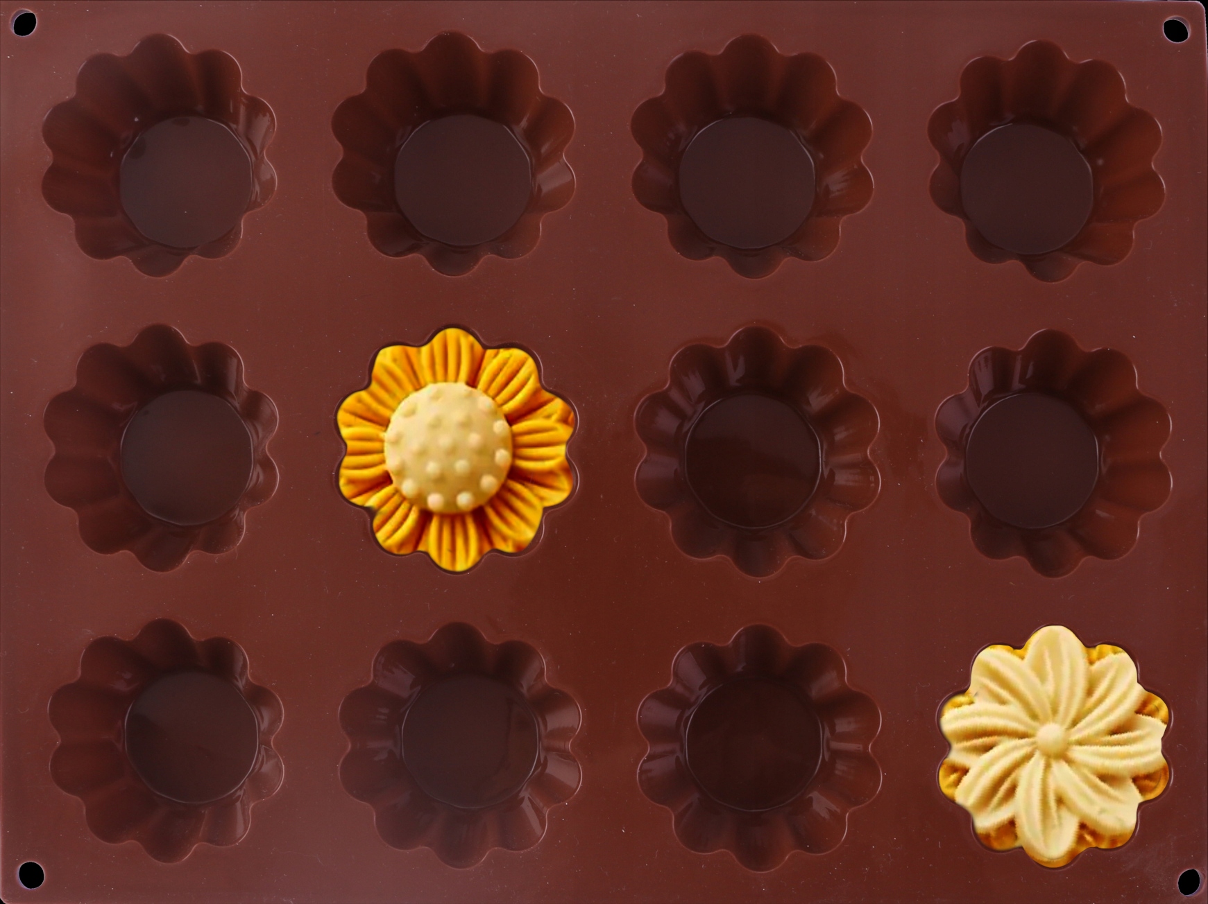 FORMA DO PIECZENIA MUFFINEK CIASTEK BABECZEK 12 sztuk SILIKONOWA 29x20 cm