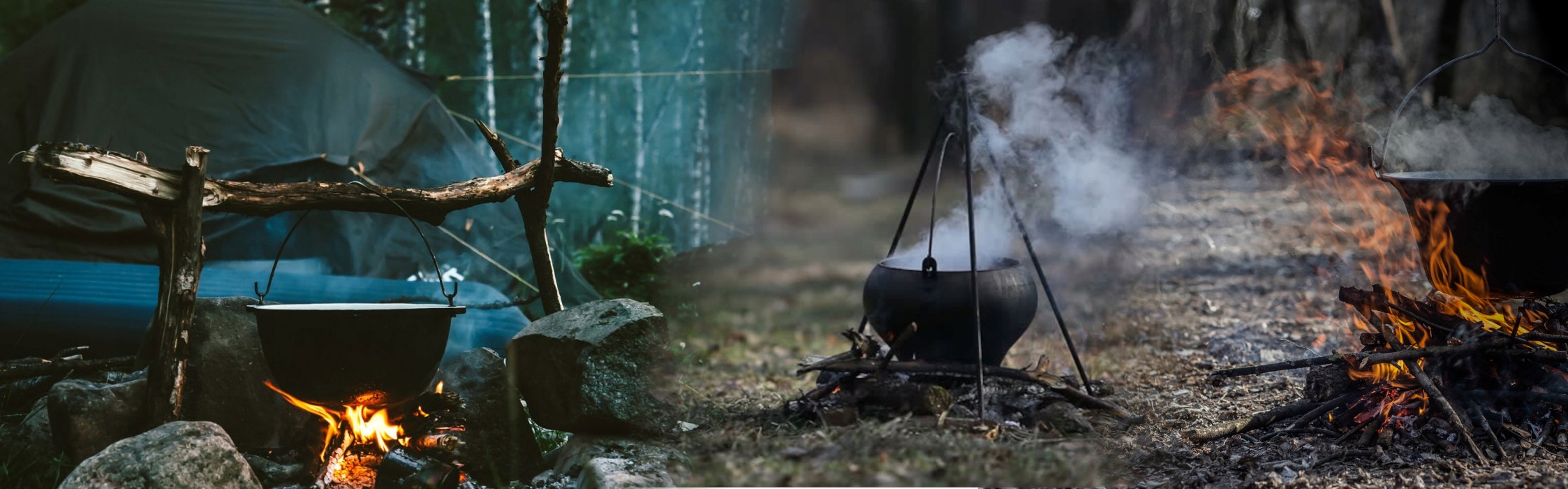 KOCIOŁEK emaliowany garnek myśliwski 4l na ognisko