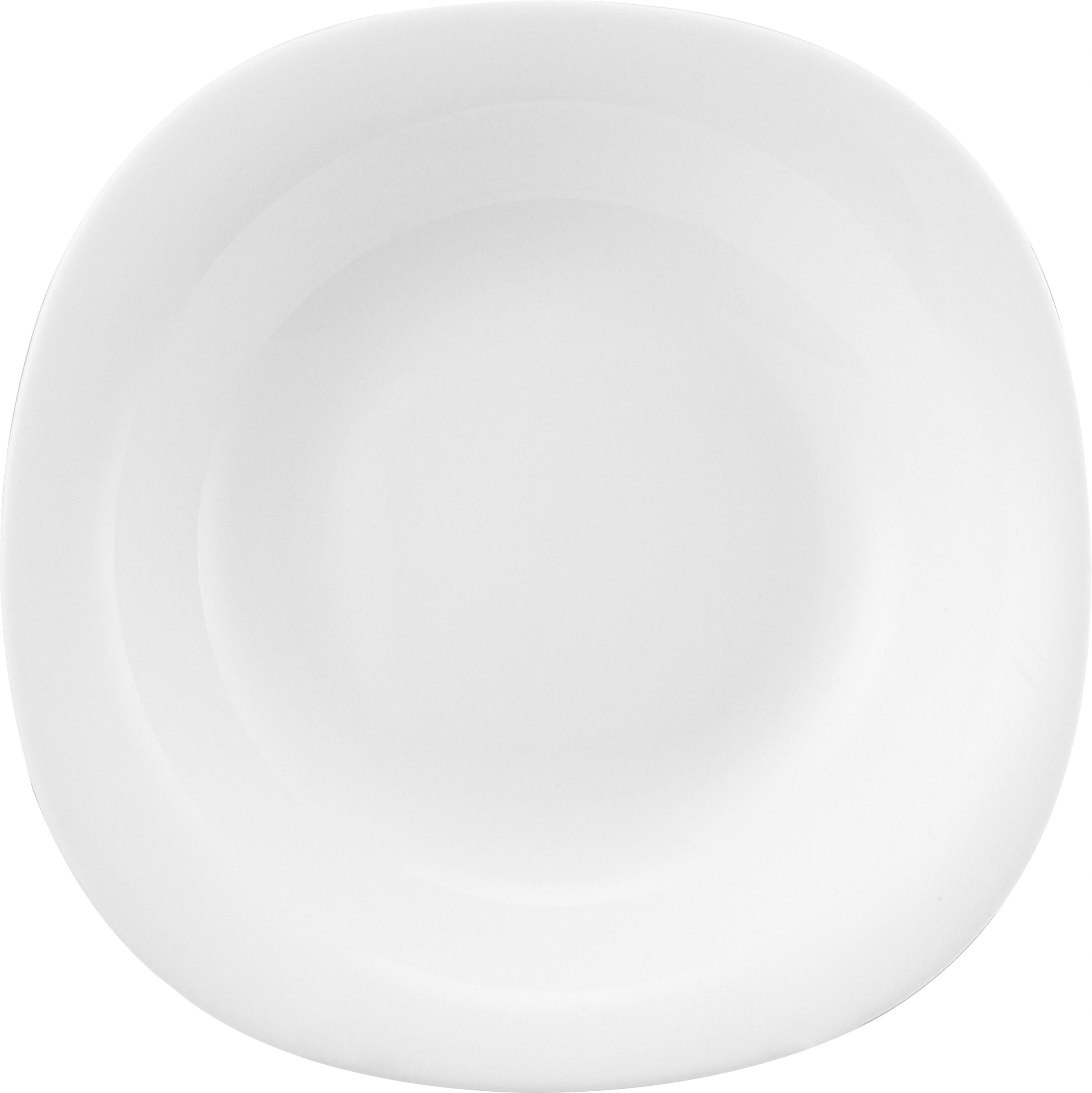 GŁĘBOKI TALERZ NA ZUPĘ DO OBIADU BIAŁE SZKŁO NOEMI FESTA ITALIA 22 CM