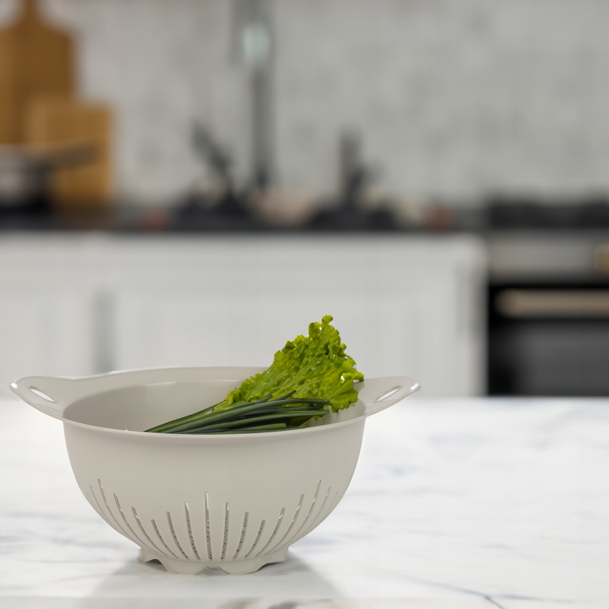 DURSZLAK CEDZAK SITO KUCHENNE DO ODCEDZANIA MAKARONU WARZYW 22CM PLASTIKOWY