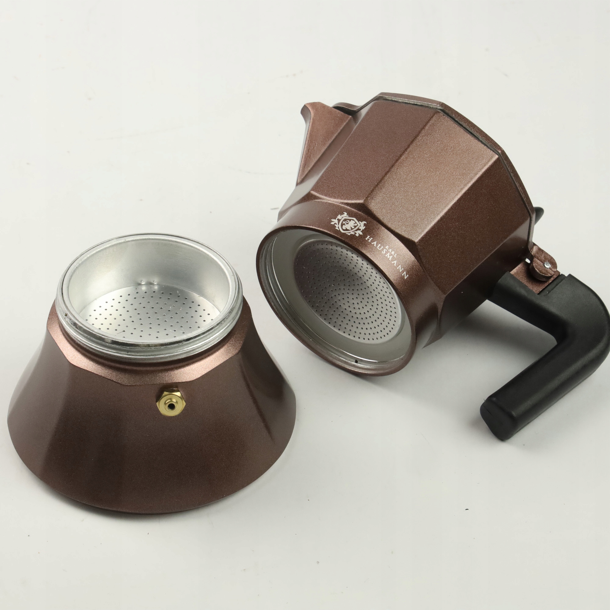 KAWIARKA ALUMINIOWA ZAPARZACZ DO KAWY KAFIETERKA WŁOSKA MOKA NA 3 KAWY