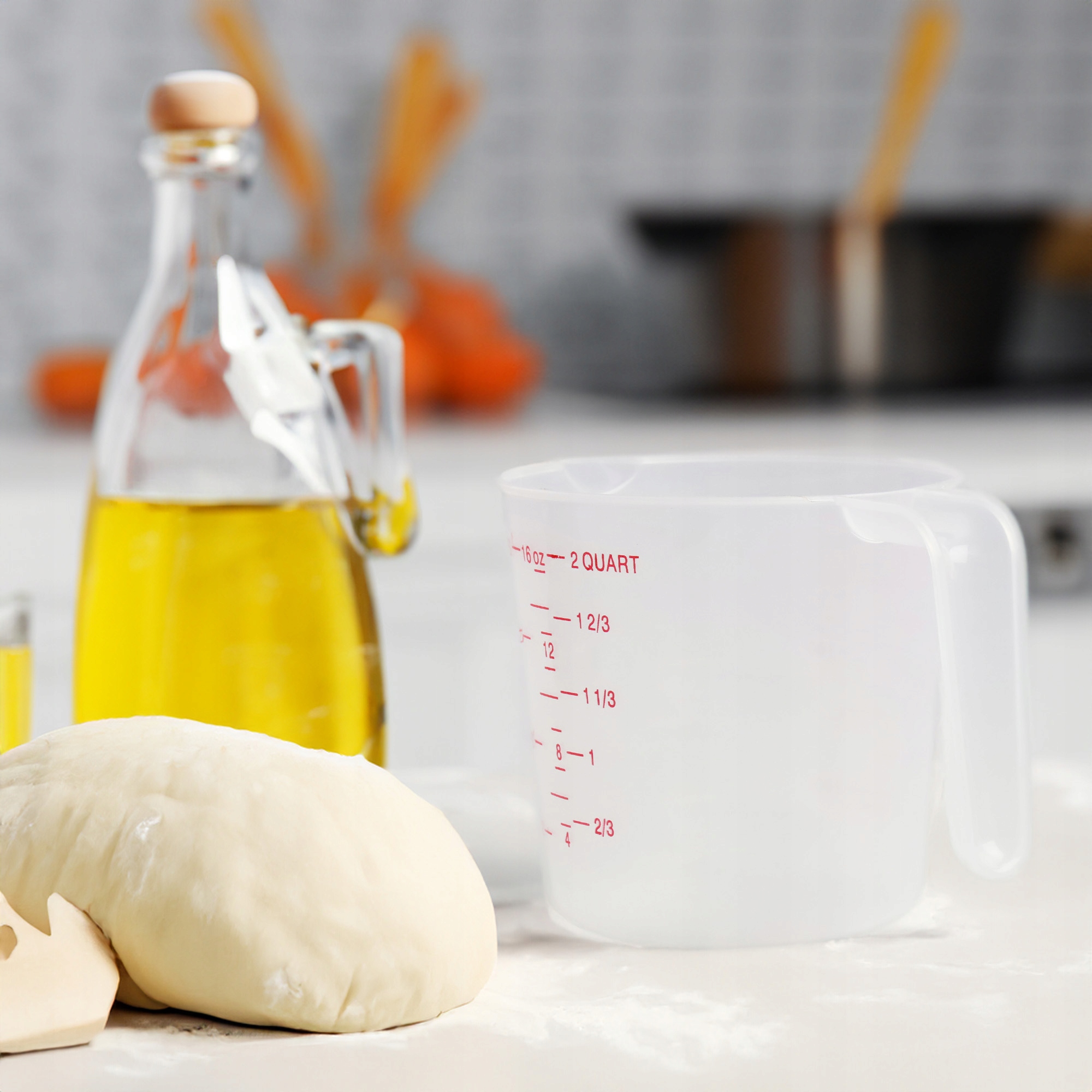 DZBANEK PLASTIKOWY Z MIARKĄ 500 ML IDEALNY DO PRECYZYJNEGO ODMIERZANIA