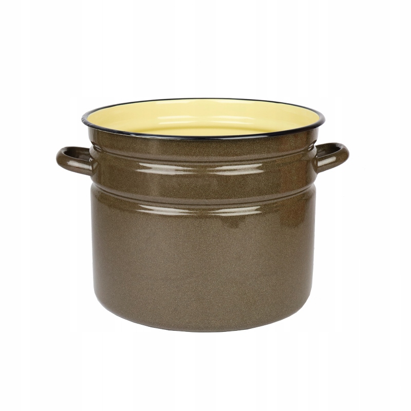 GARNEK EMALIOWANY POWDILAK 20 L Z POKRYWKĄ DO GOTOWANIA POTRAW PRZETWORÓW