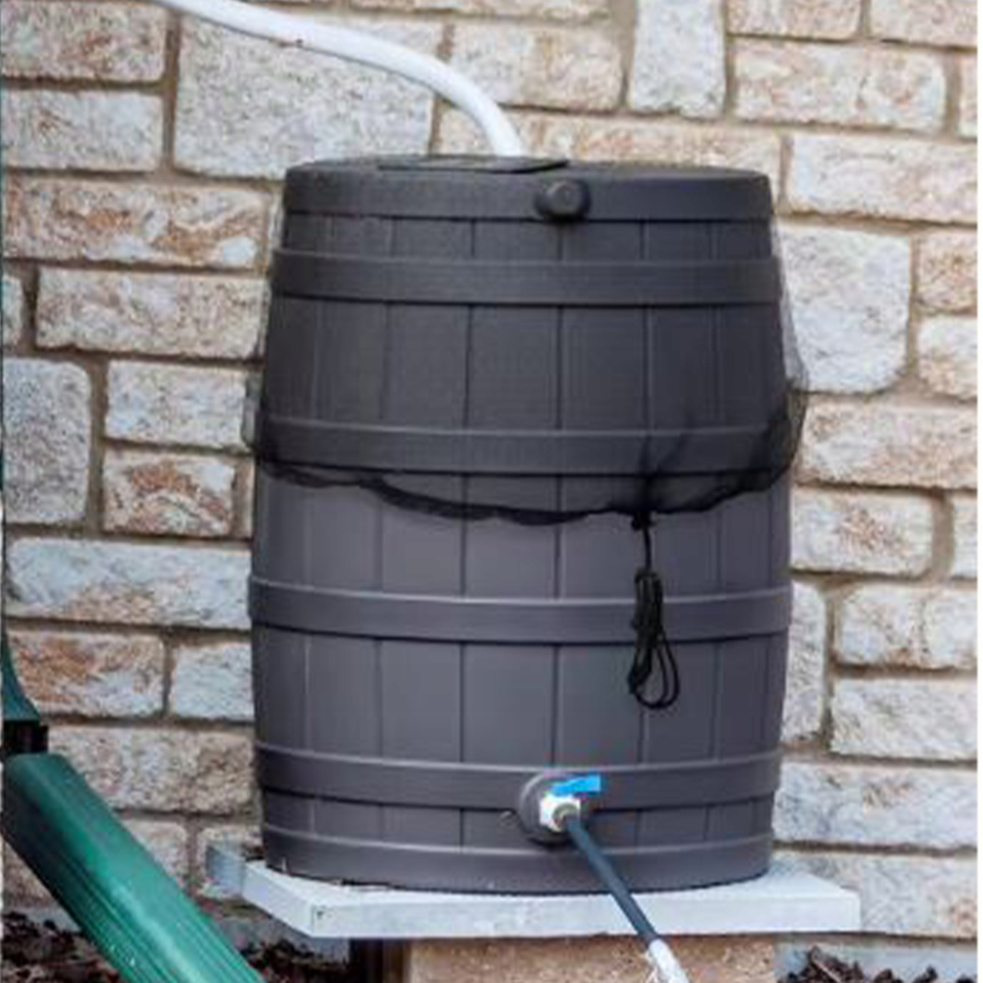 POKROWIEC NA BECZKĘ SIATKA OSŁONA OCHRONNA PRZED LIŚĆMI OWADAMI 80X80 CM