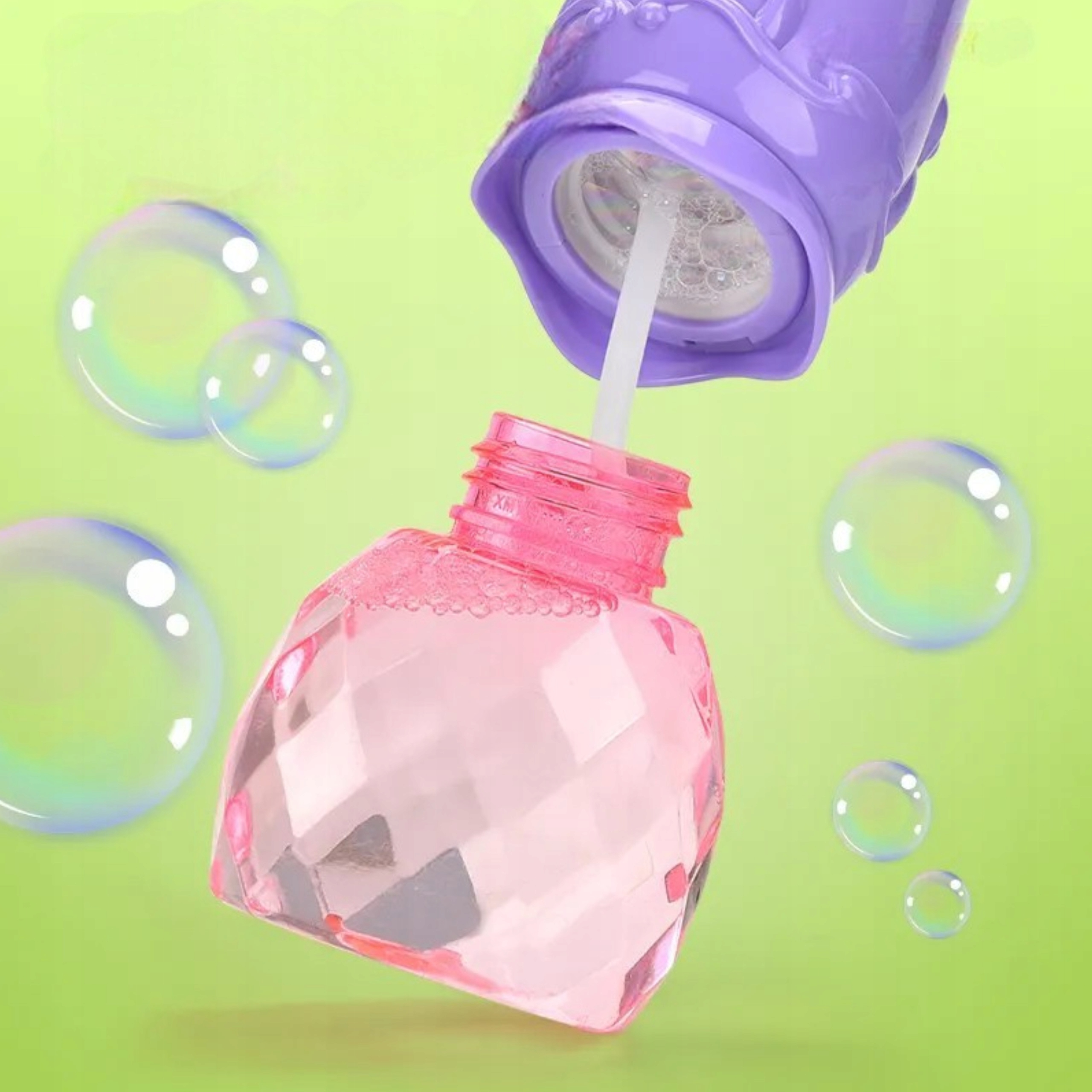 Różdżka motyl do baniek mydlanych ze skrzydłami bańki światła MY232-2