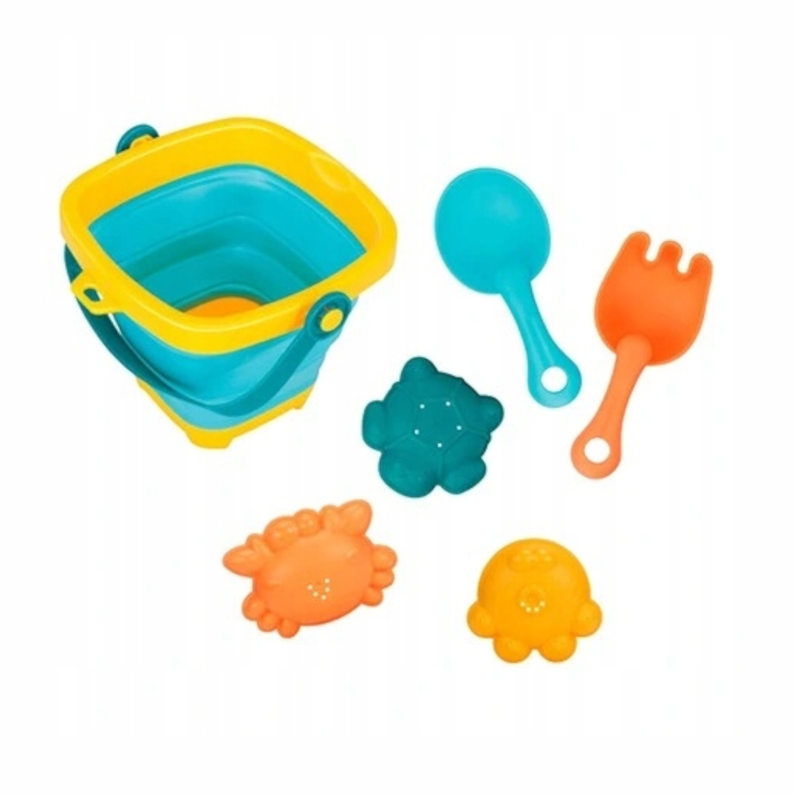 Silikonowy zestaw do piasku składane wiaderko 258