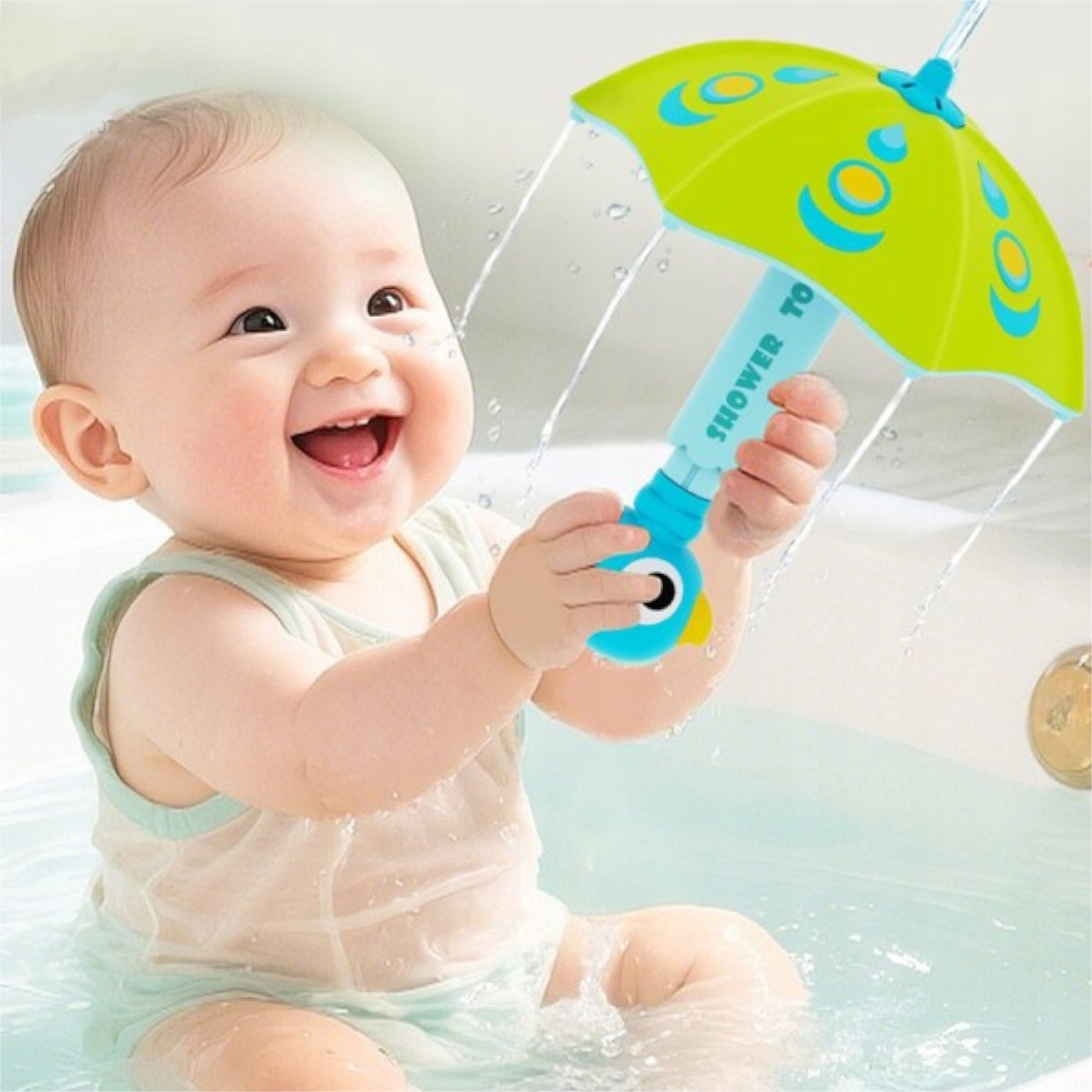 Zabawka wodna do kąpieli deszczowa parasolka interaktywna 3+ 52123