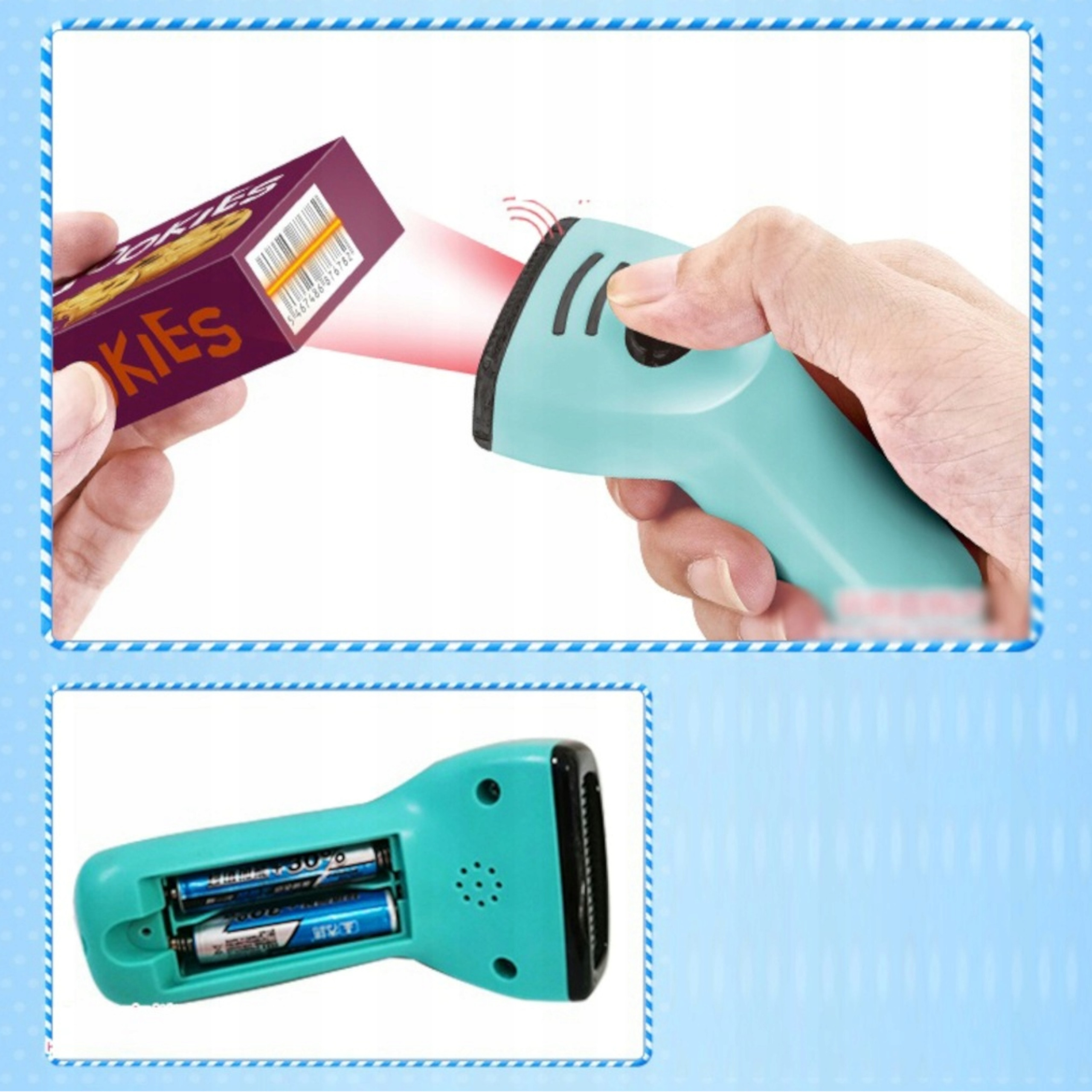 Supermarket wózek na zakupy waga czytnik 668-78