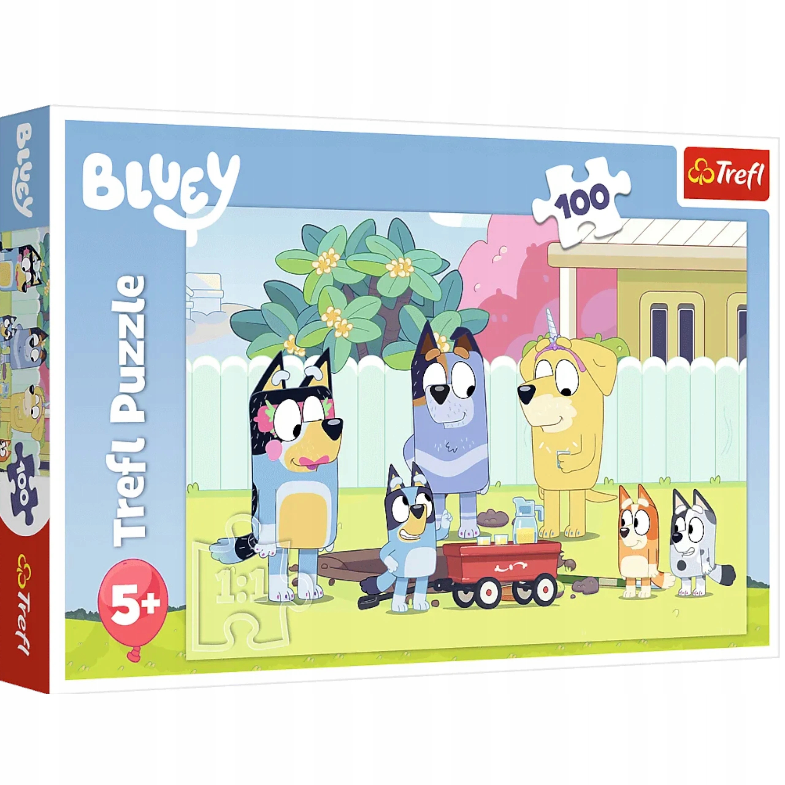 Kup Puzzle Bluey 100 elementów Wesoły Świat Bluey Trefl 16471 na arena ...