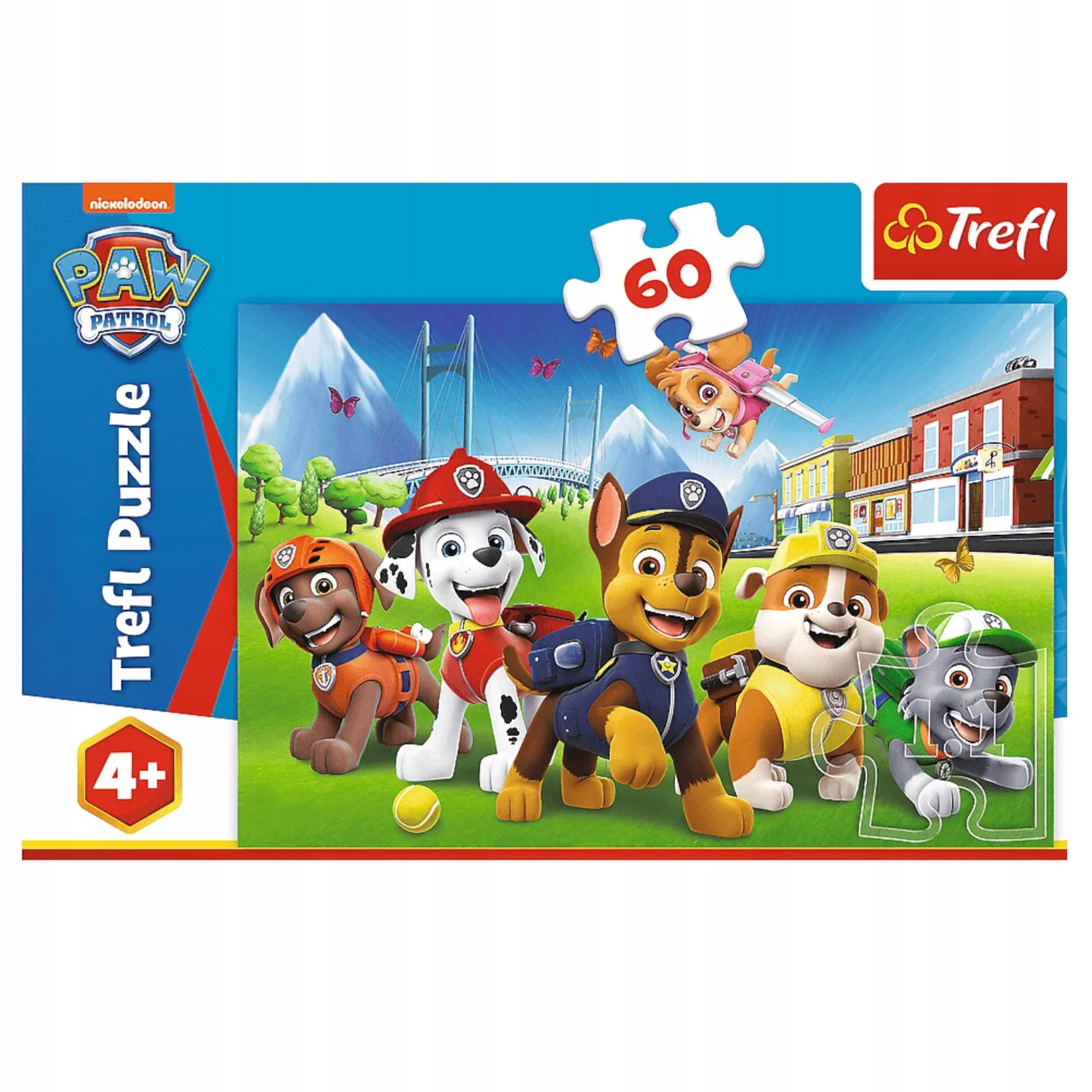 Puzzle Psi patrol 60 elementów Psi Patrol na polanie Trefl 17375