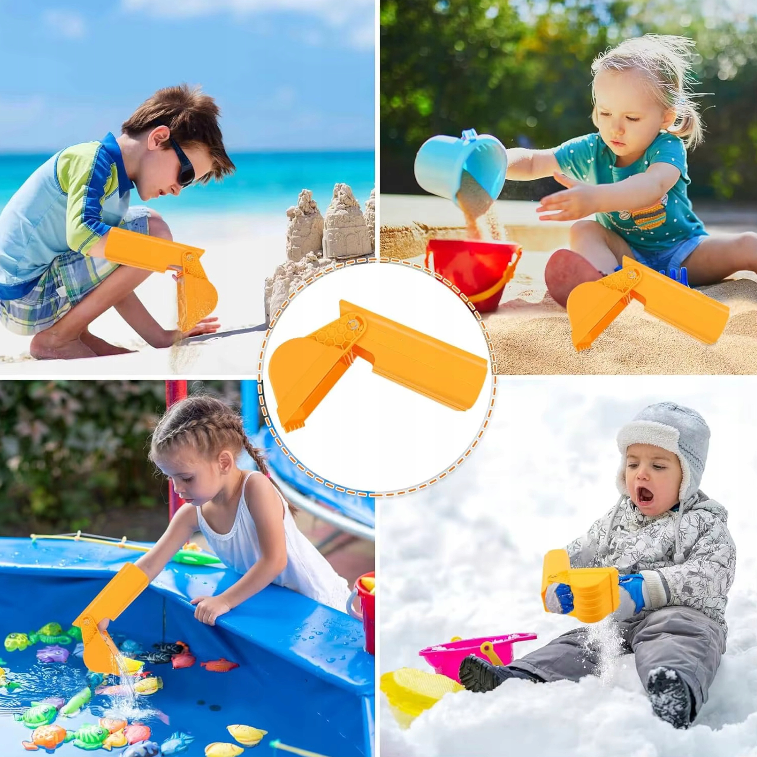 Ręczne ramię koparki do piasku łopatka łopata zabawka do piaskownicy HS901