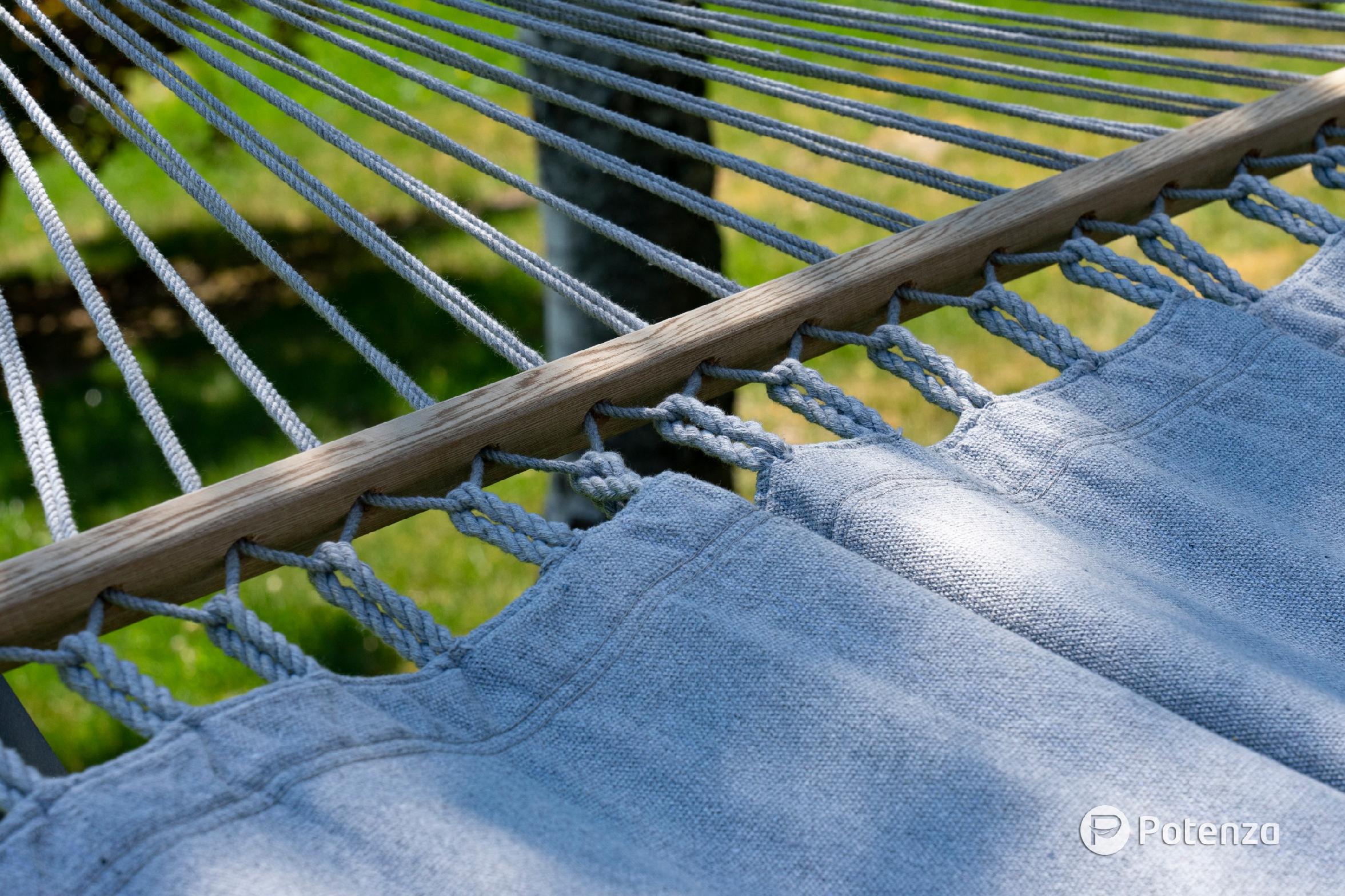 Hamak Merida + Stelaż do hamaka do 220kg POTENZA