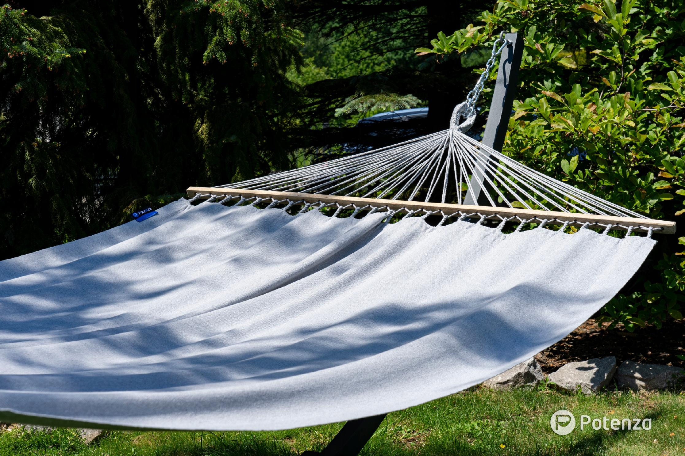Hamak Merida + Stelaż do hamaka do 220kg POTENZA