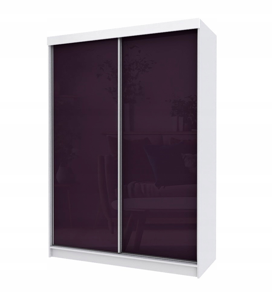Szafa Przesuwna PARIS 150 Połysk fioletowa