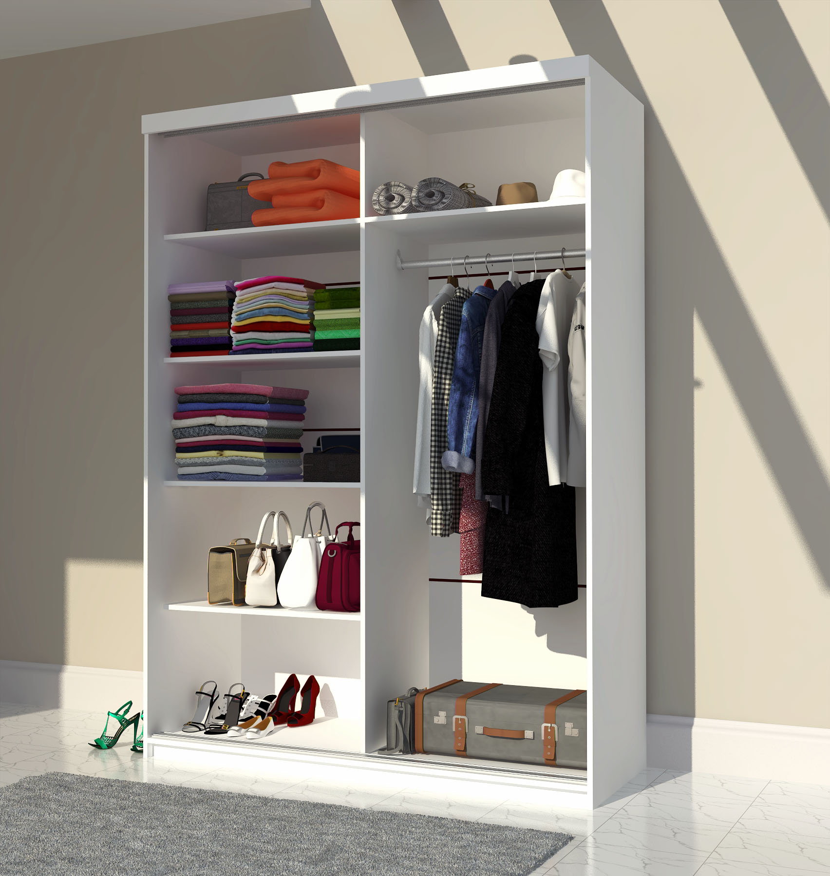 Szafa Dwudrzwiowa PARIS 100 cm