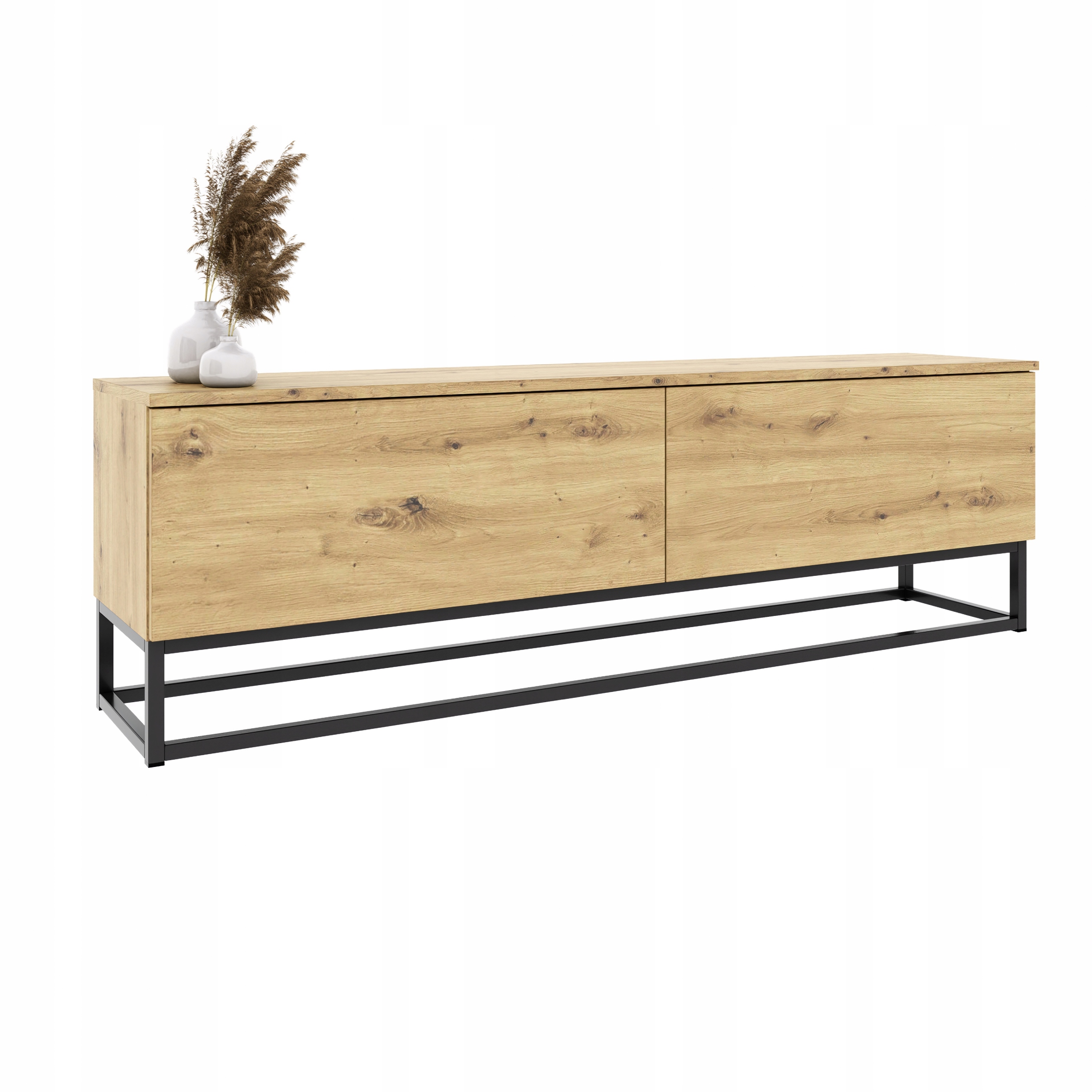 Nowoczesna szafka loftowa RTV 150cm dąb artisan