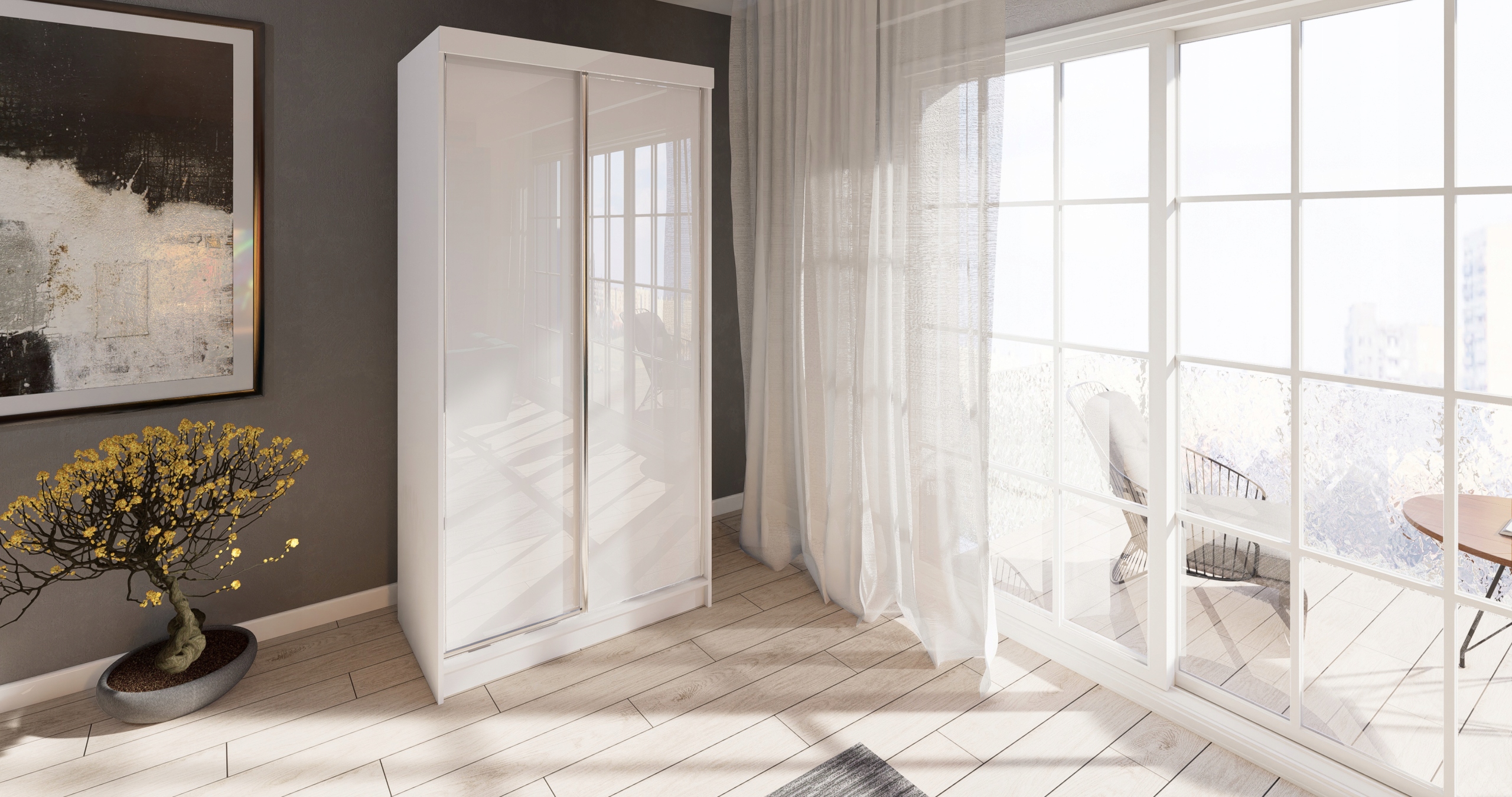 Szafa Dwudrzwiowa PARIS 100 cm