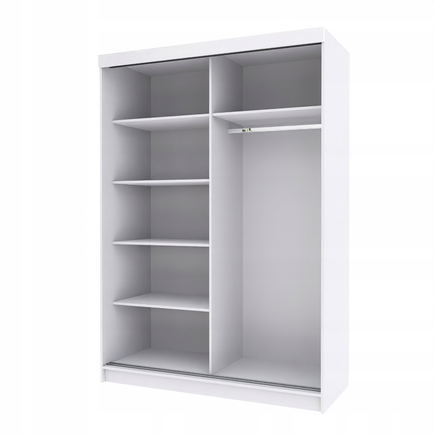 Szafa Przesuwna PARIS 150 Połysk czarna