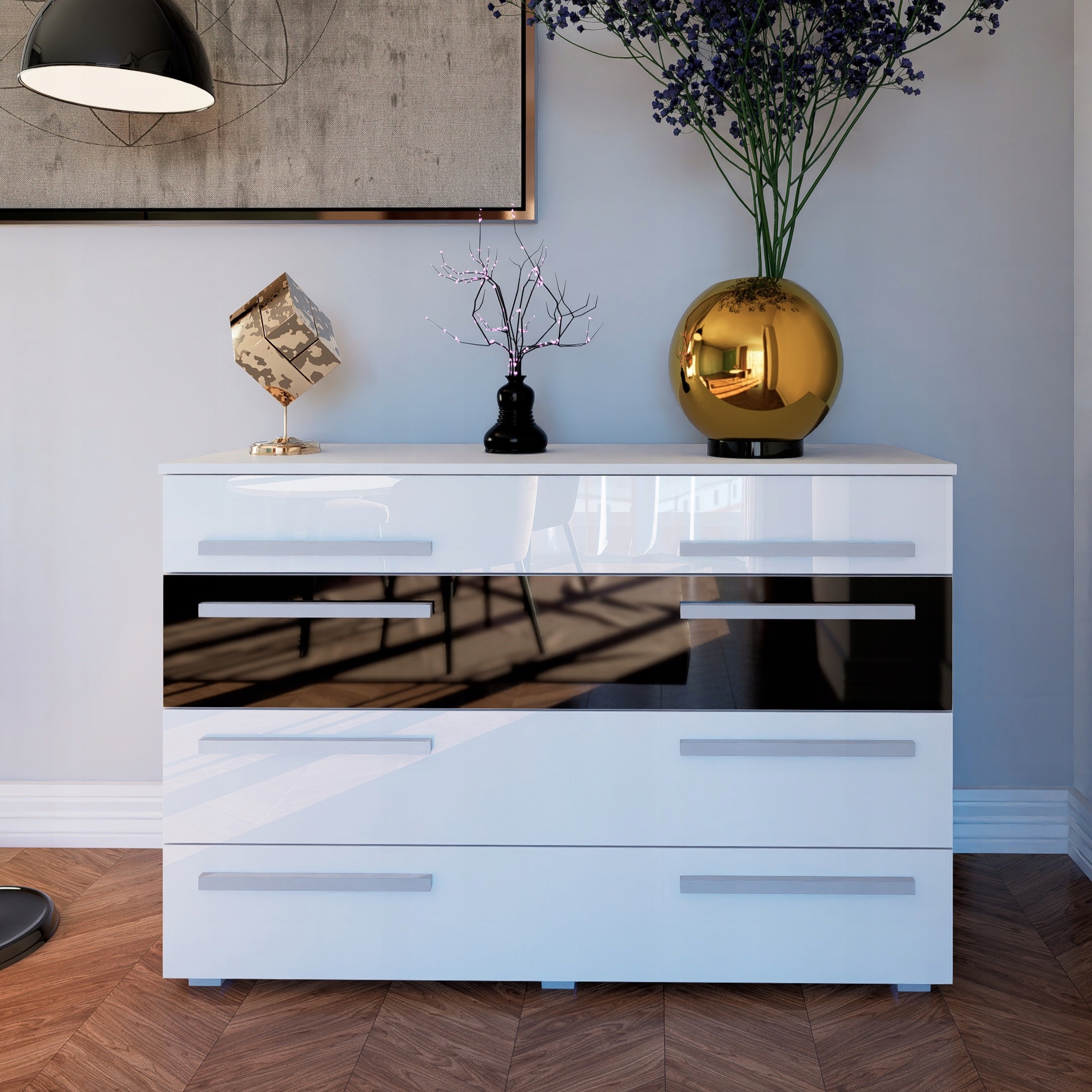 Komoda Barcelona 120cm połysk