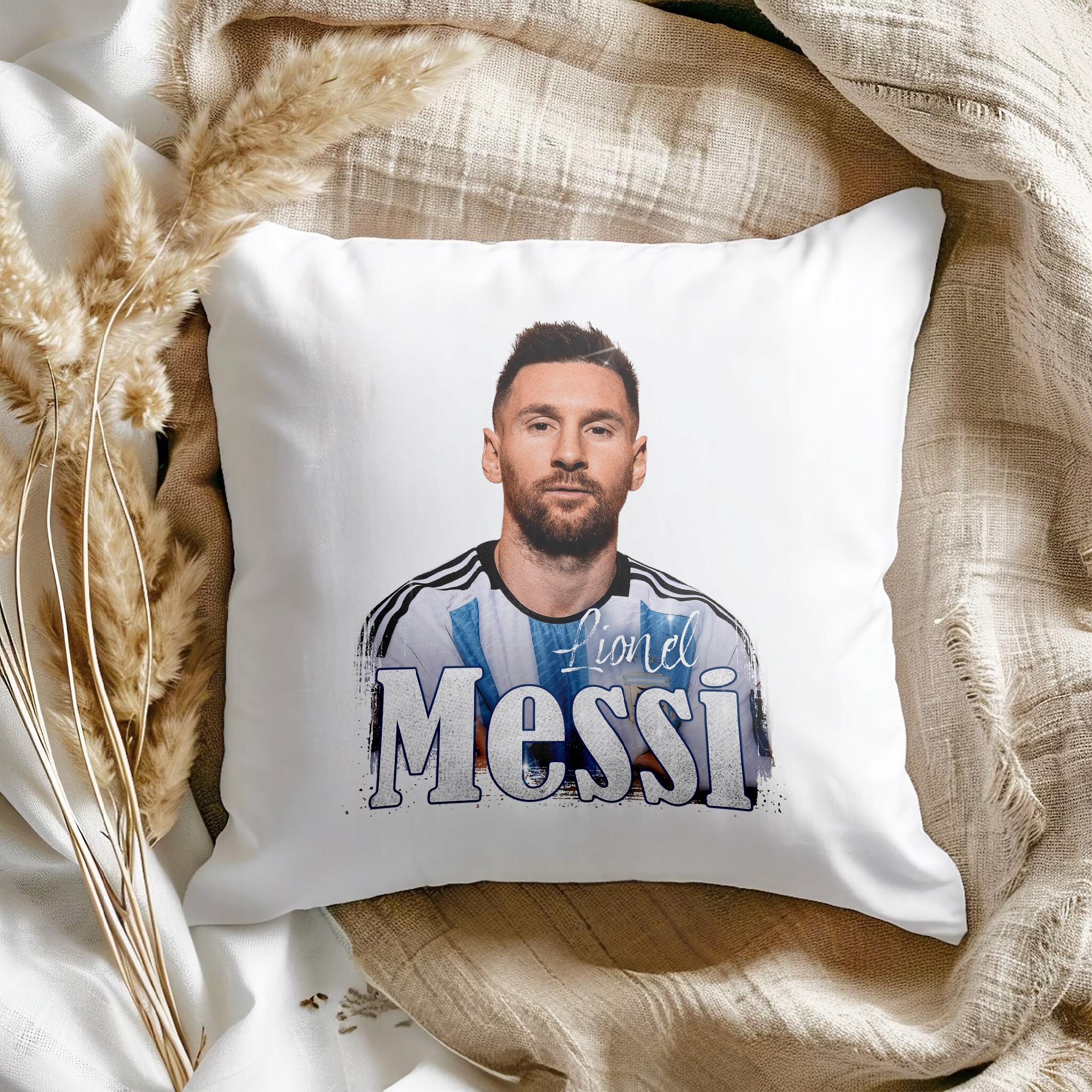 Poduszka 38x38cm Lionel Messi dla kibiców Inter Miami