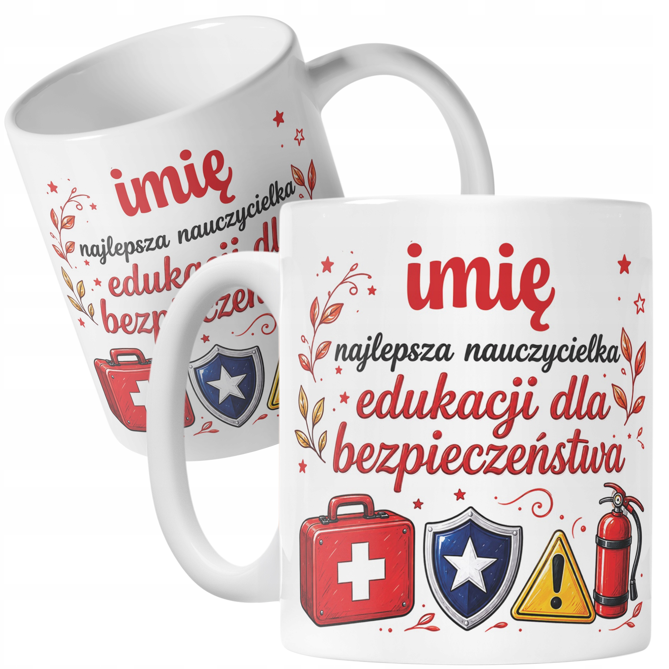Kubek z Imieniem Dzień Nauczyciela Zakończenie Roku EDB Prezent