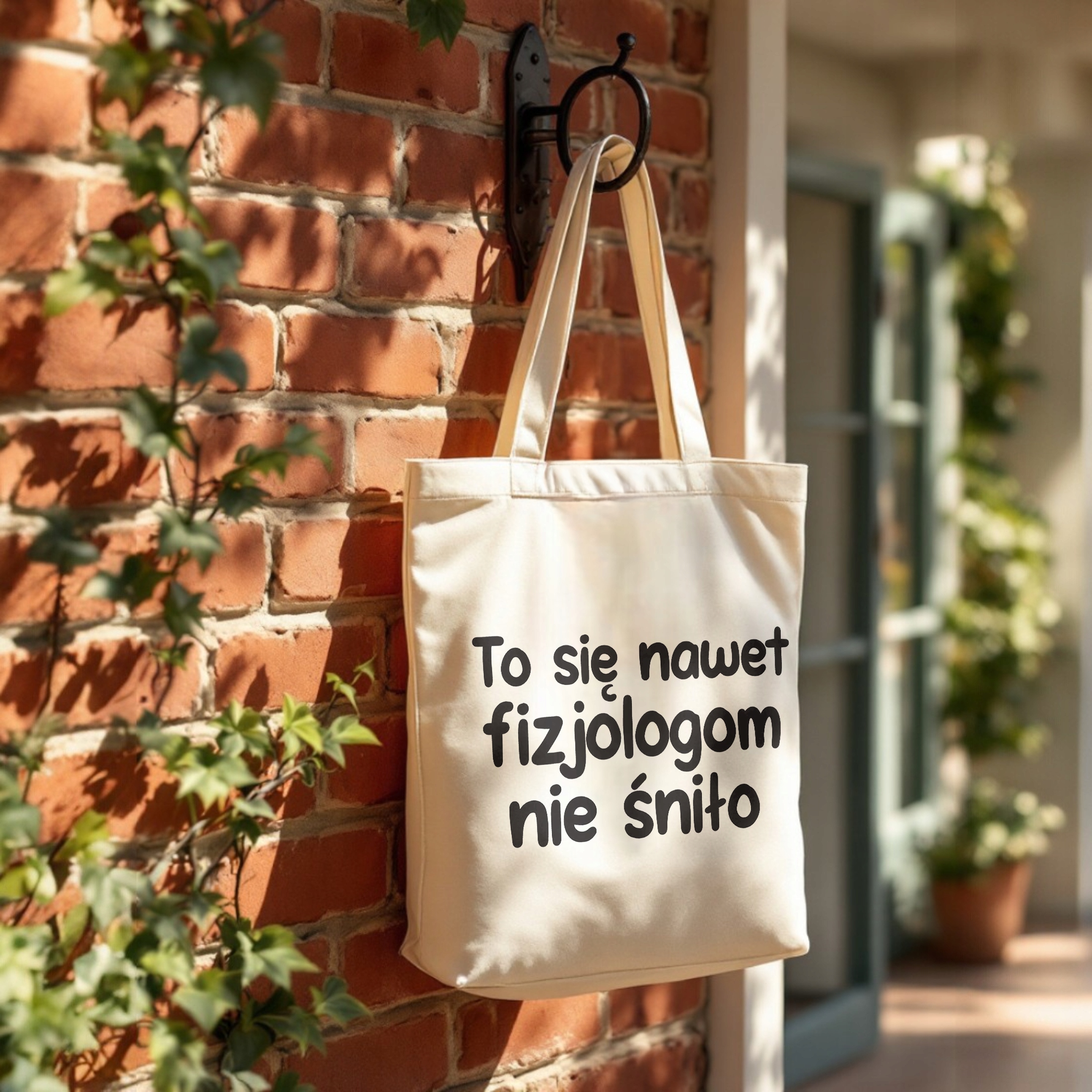 Torba bawełniana premium To Się Nawet Fizjologom Nie Śniło Prezent