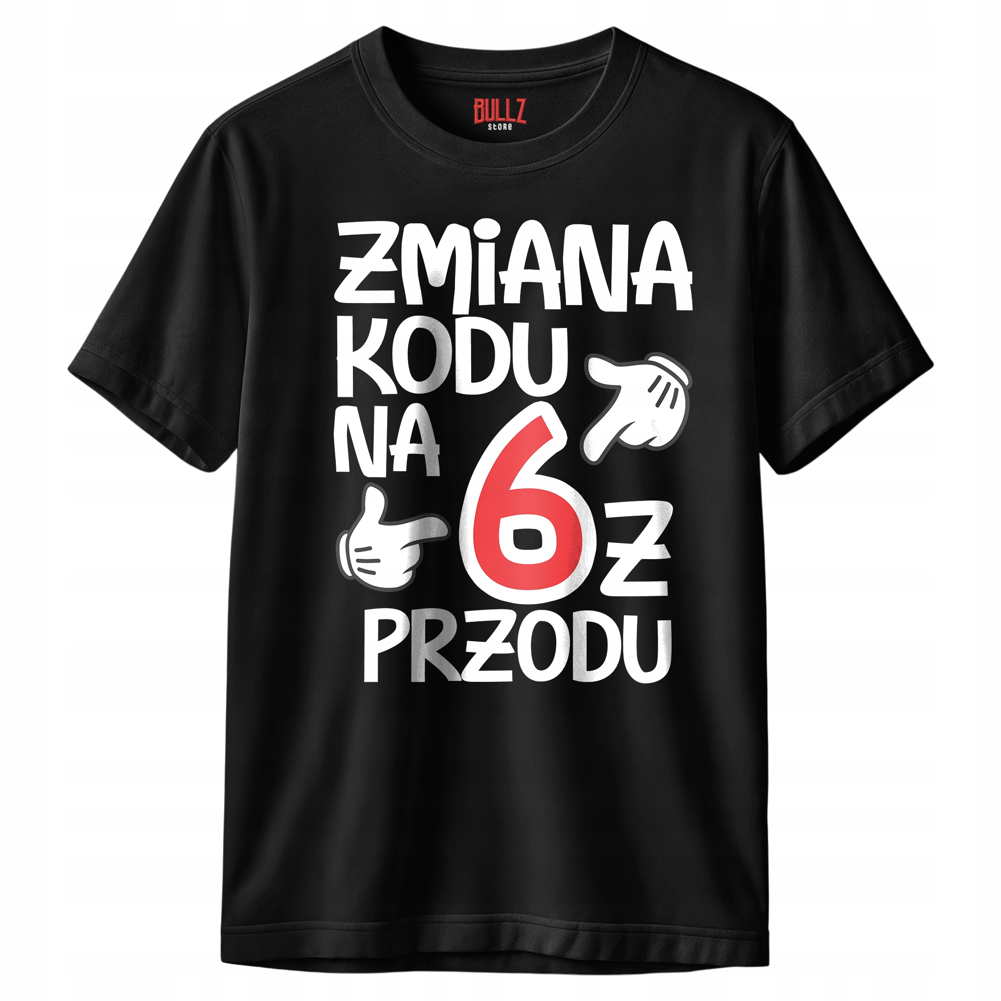 Koszulka czarna męska Zmiana Kodu 60 Urodziny Prezent