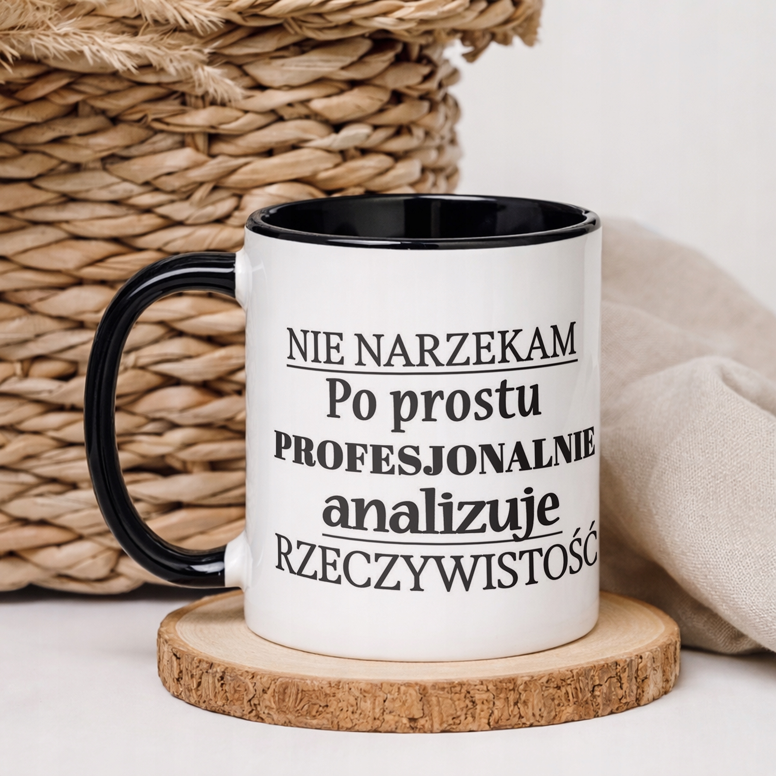Kubek Czarny Dzień Kobiet Dla Kobiety Dziewczyny Prezent Upominek