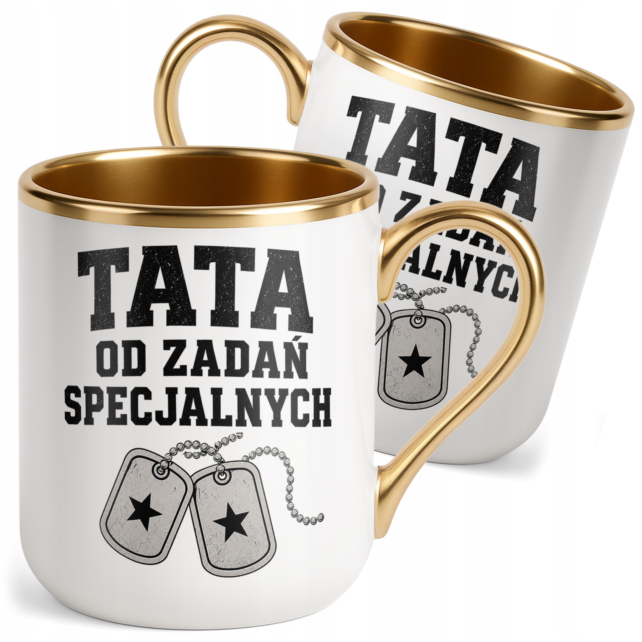 Kubek Premium Złoty prezent na Dzień Ojca upominek dla taty